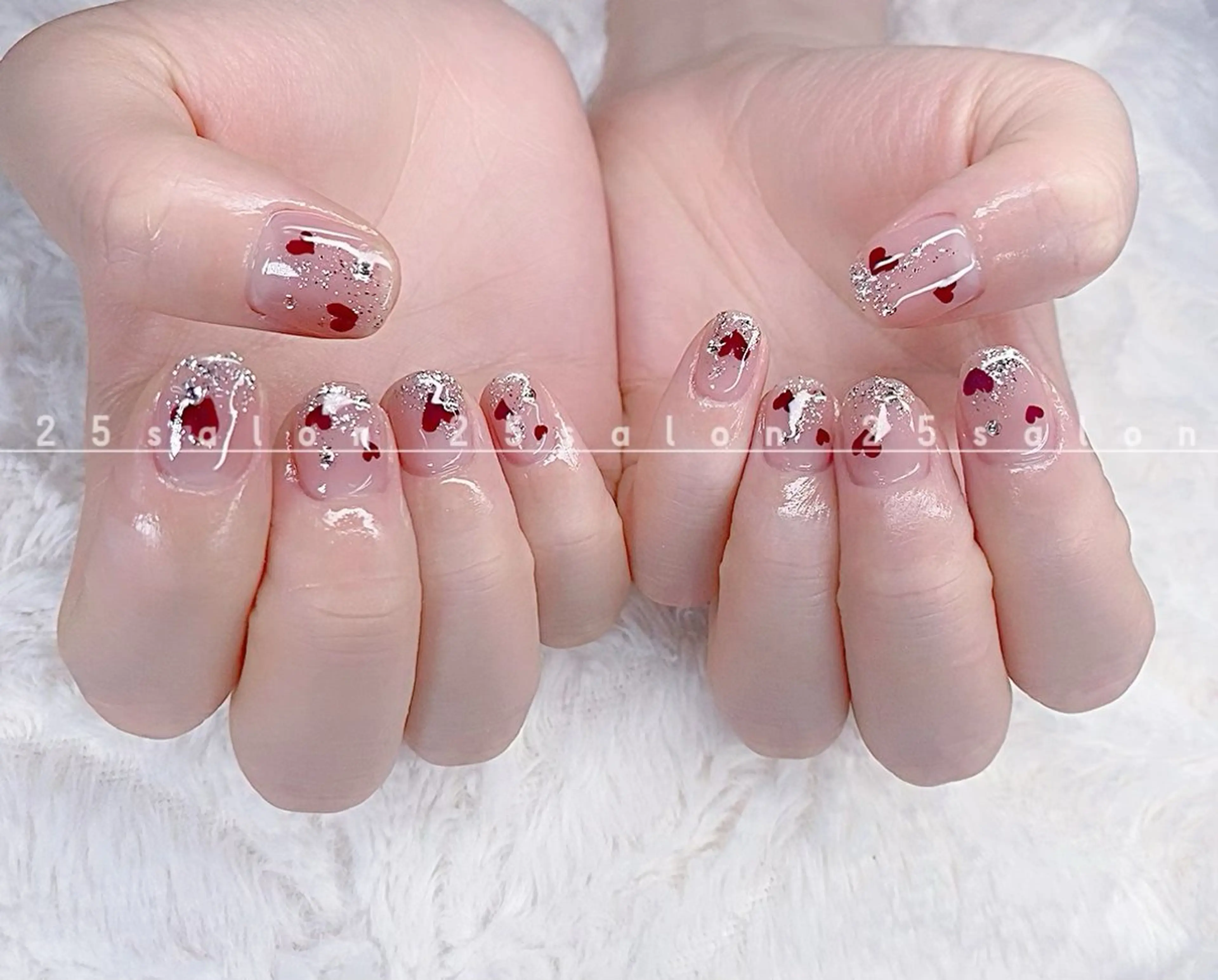 ネイル オーロラネイル チークネイル フットネイル フレンチネイル ジェルネイル 2 5のマツエク・マツパデザイン