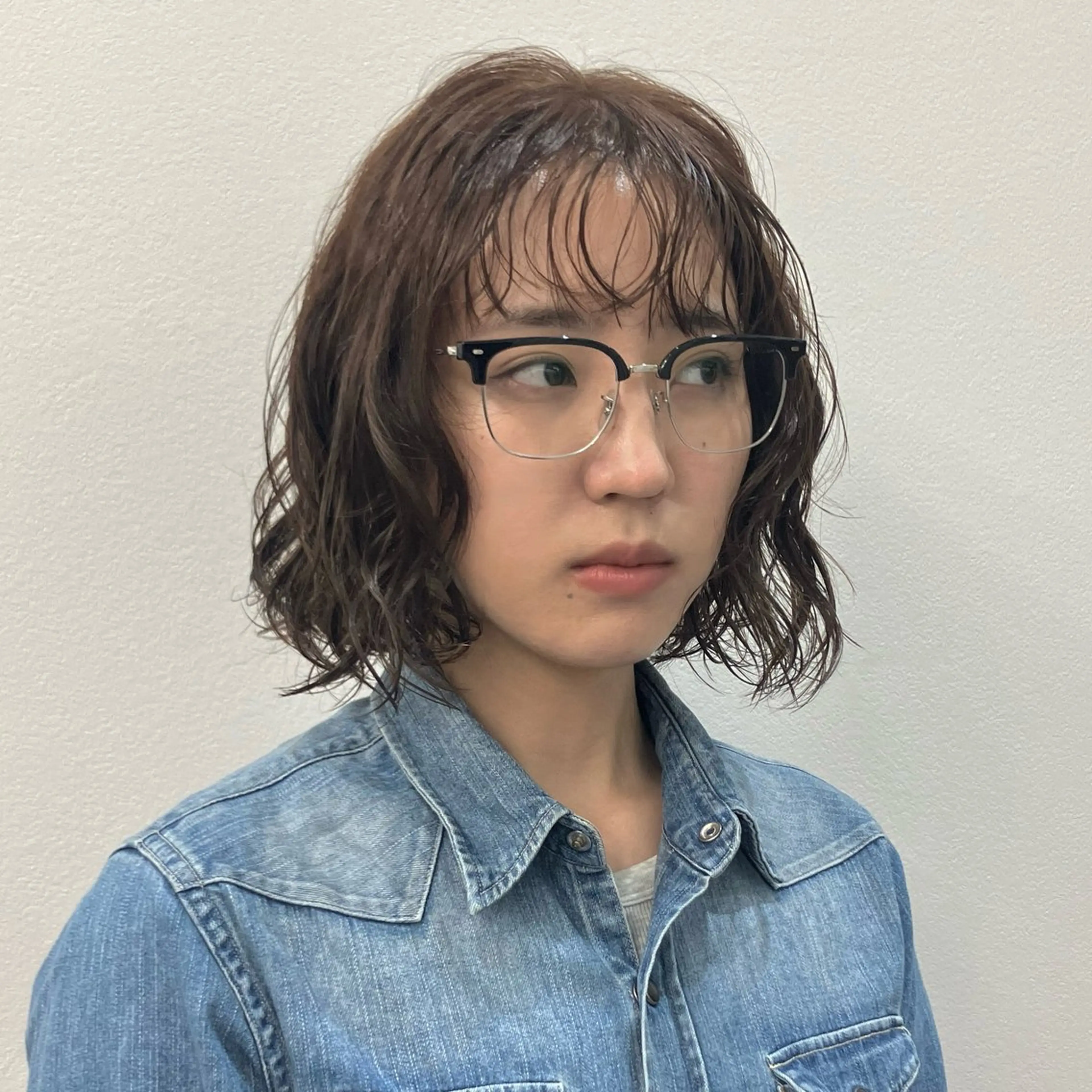 カラー ブラウンカラー くすみブラウン CODE.LINE戸田公園所属・🕊宮岡シノ/ 戸田公園のヘアスタイル