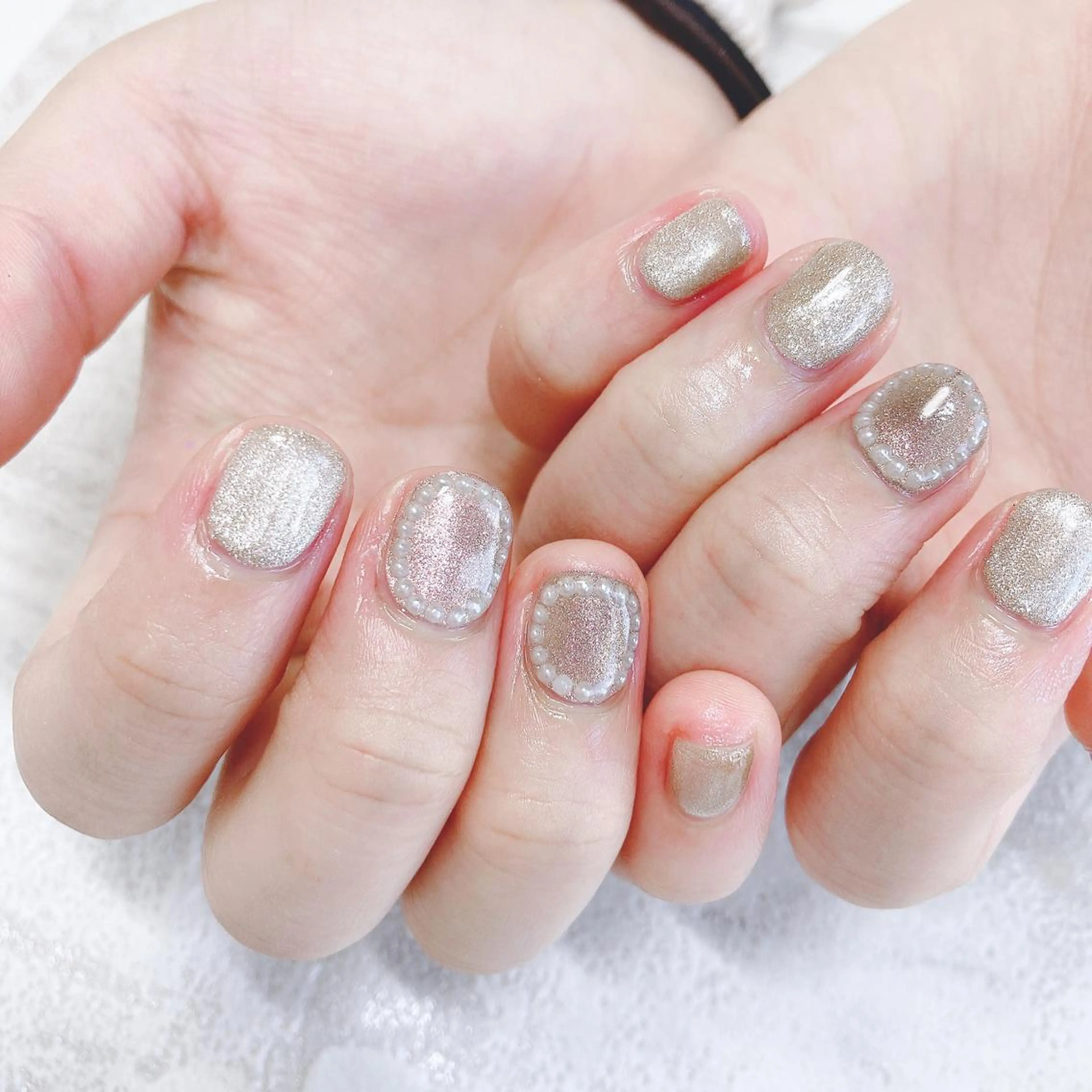 ネイル マグネットネイル ピンク private salon G所属・goto yoshikoのその他イメージ