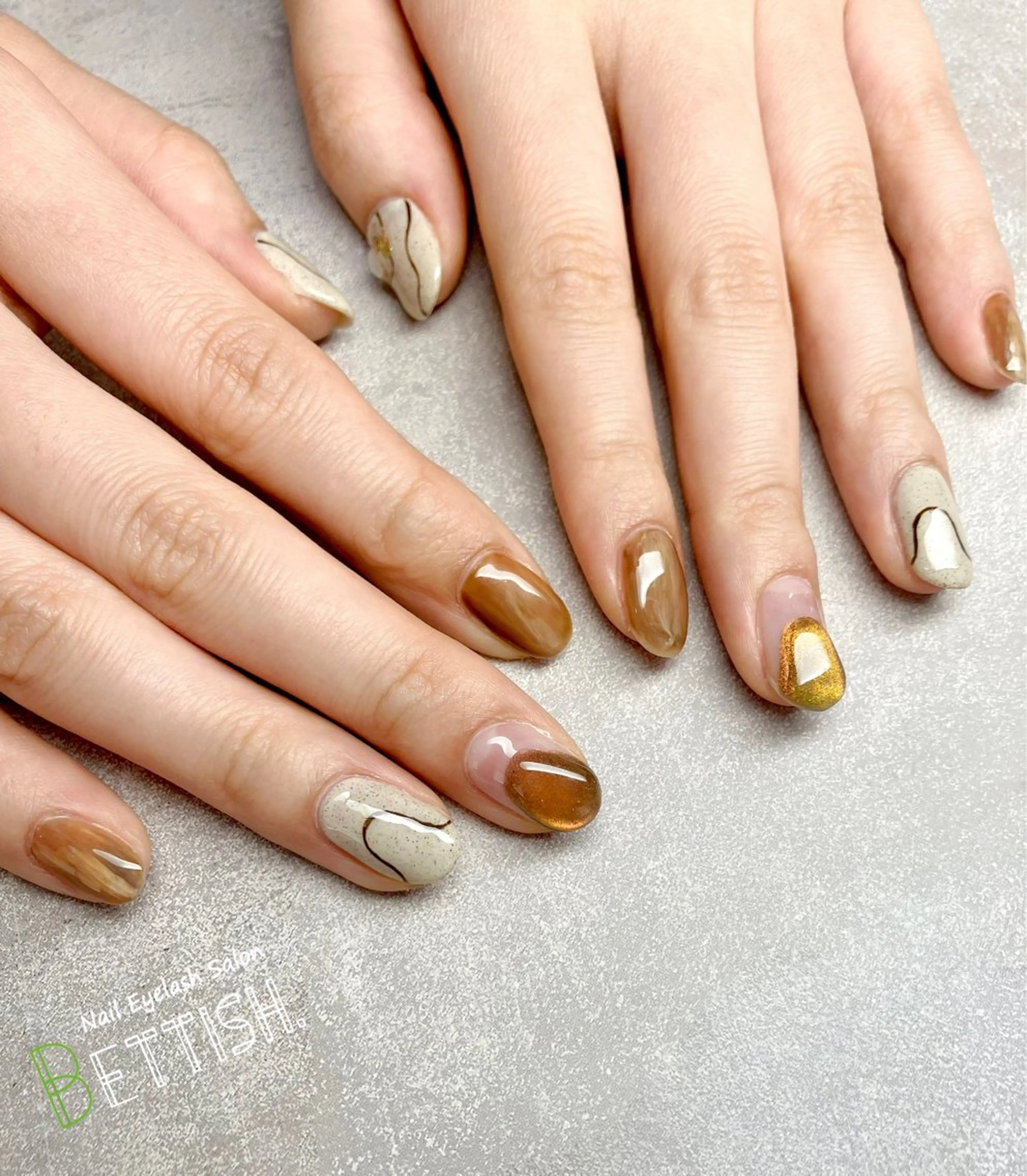 ネイル ぷっくりネイル ハンドネイル BETTISH. KUMIKO☺︎︎のネイルデザイン