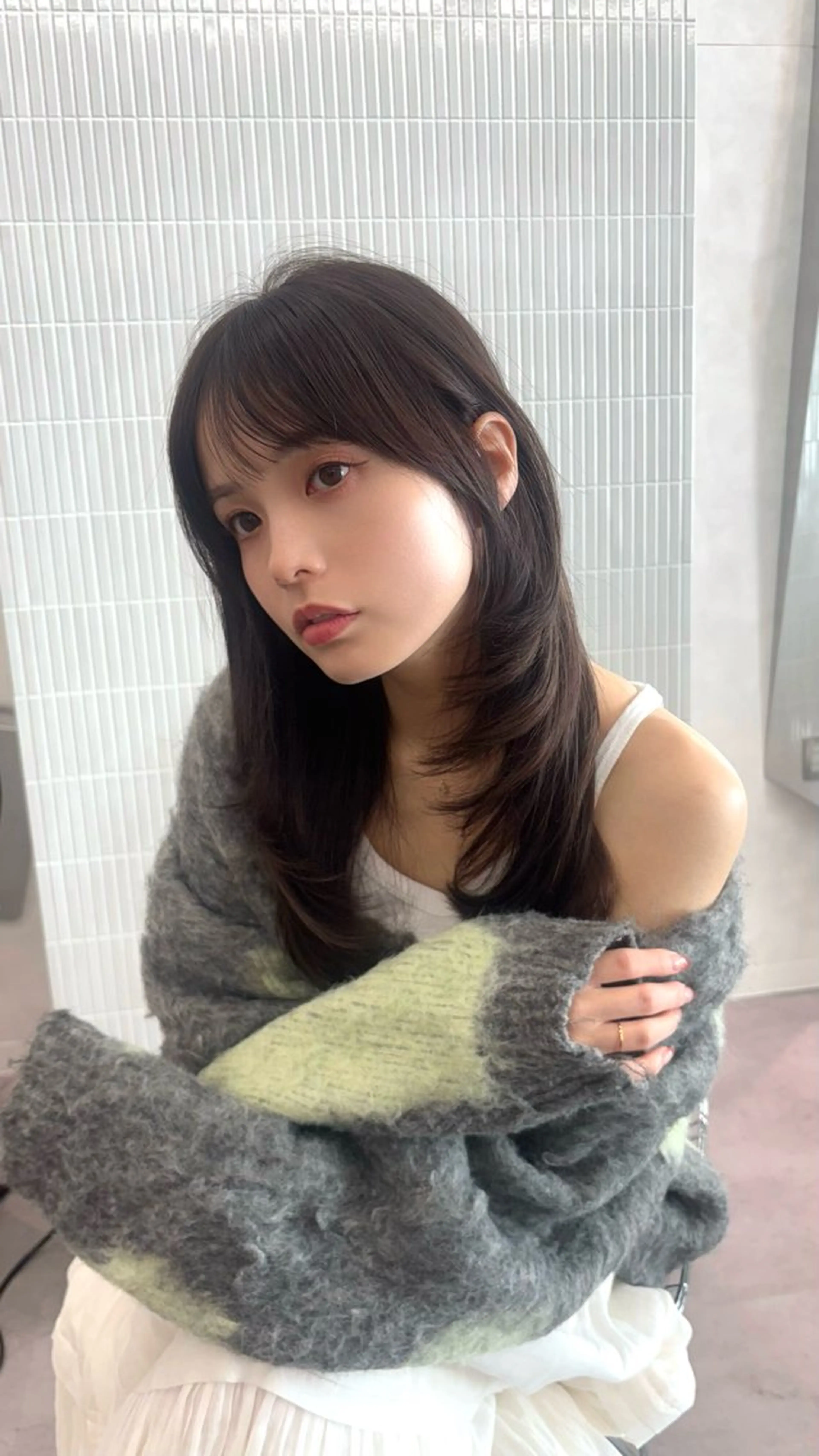 【平日限定💡】レディースカット✂︎+1stepトリートメント🫧(ショートヘアの方はご案内出来ません。)の写真