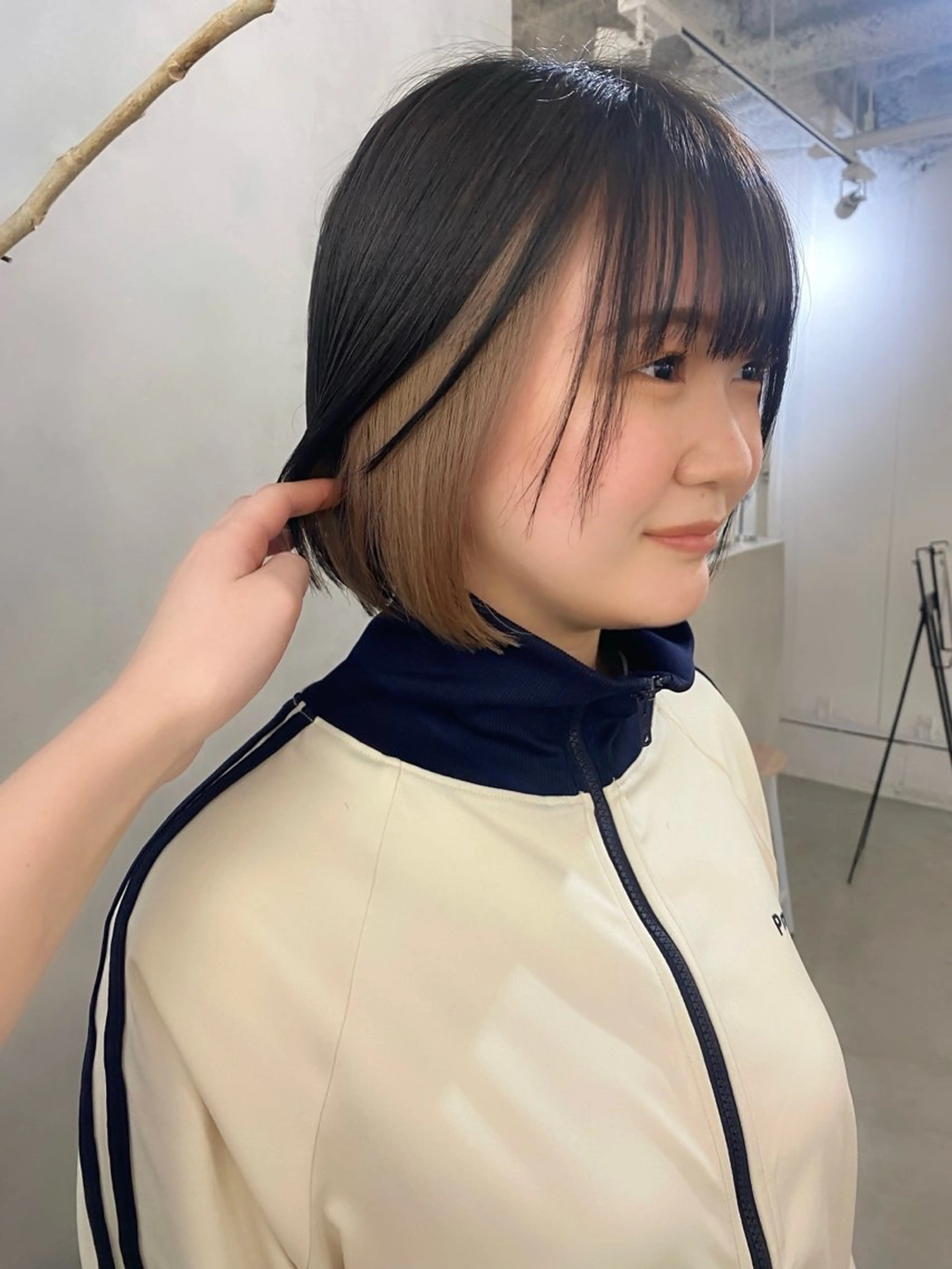 【人気No.1❤️‍🔥】似合わせカット+カラー＋色も選べるイヤリングカラー🎀+2stepトリートメント（ブリーチ込）の写真