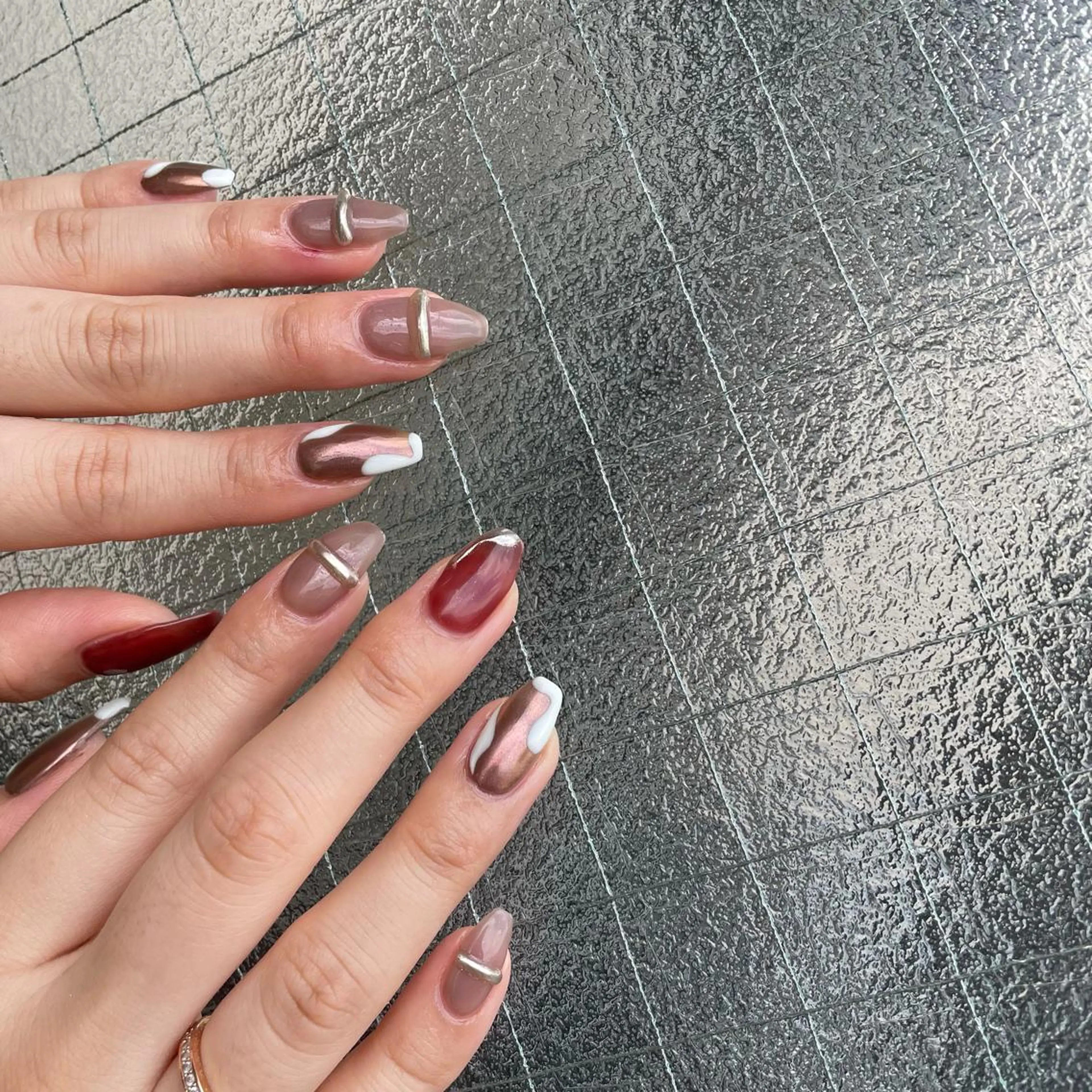 ネイル ハンドネイル revia所属・ERI Nailistのネイルデザイン