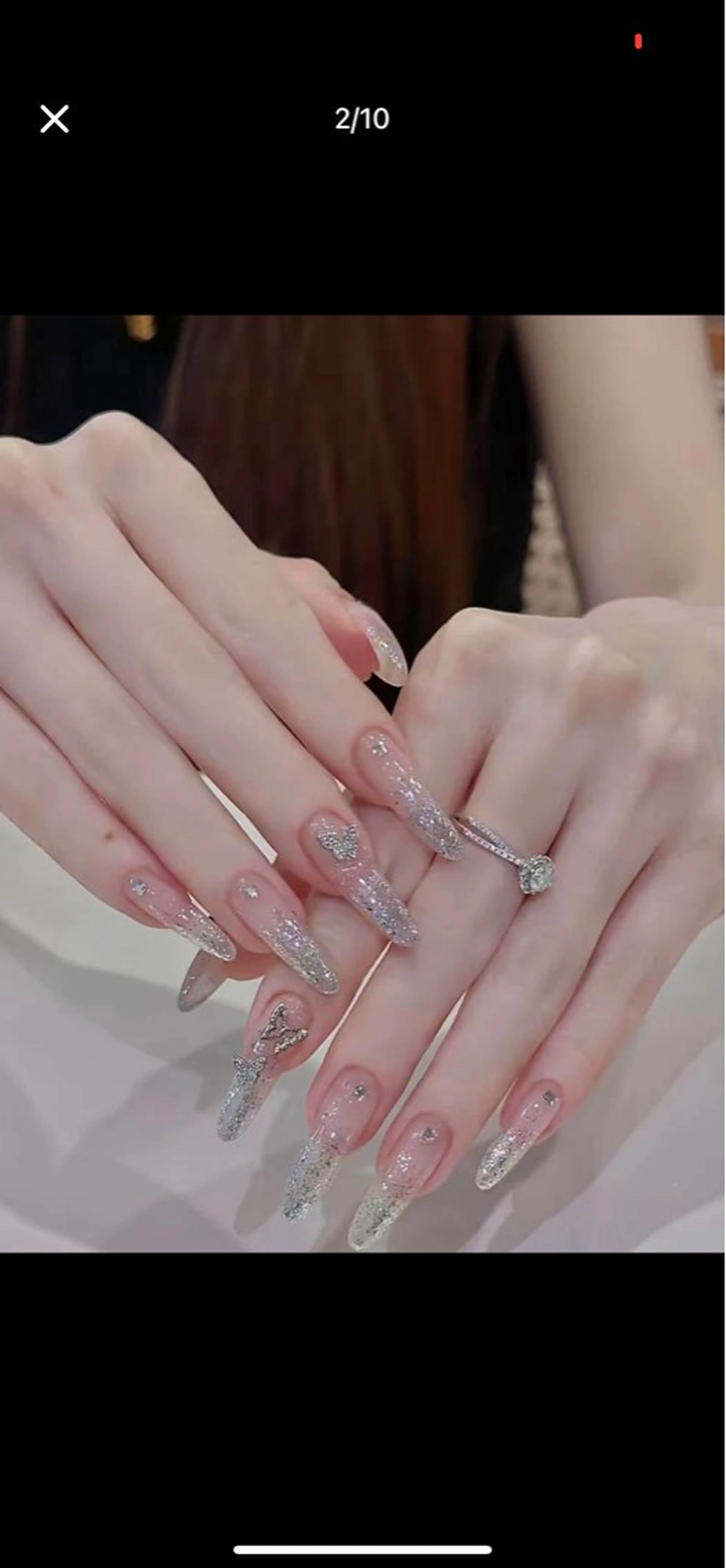 ネイル 長さ出し フレンチネイル グラデーション 卒業式 マグネットネイル ハンドネイル MIHANA ZENのネイルデザイン