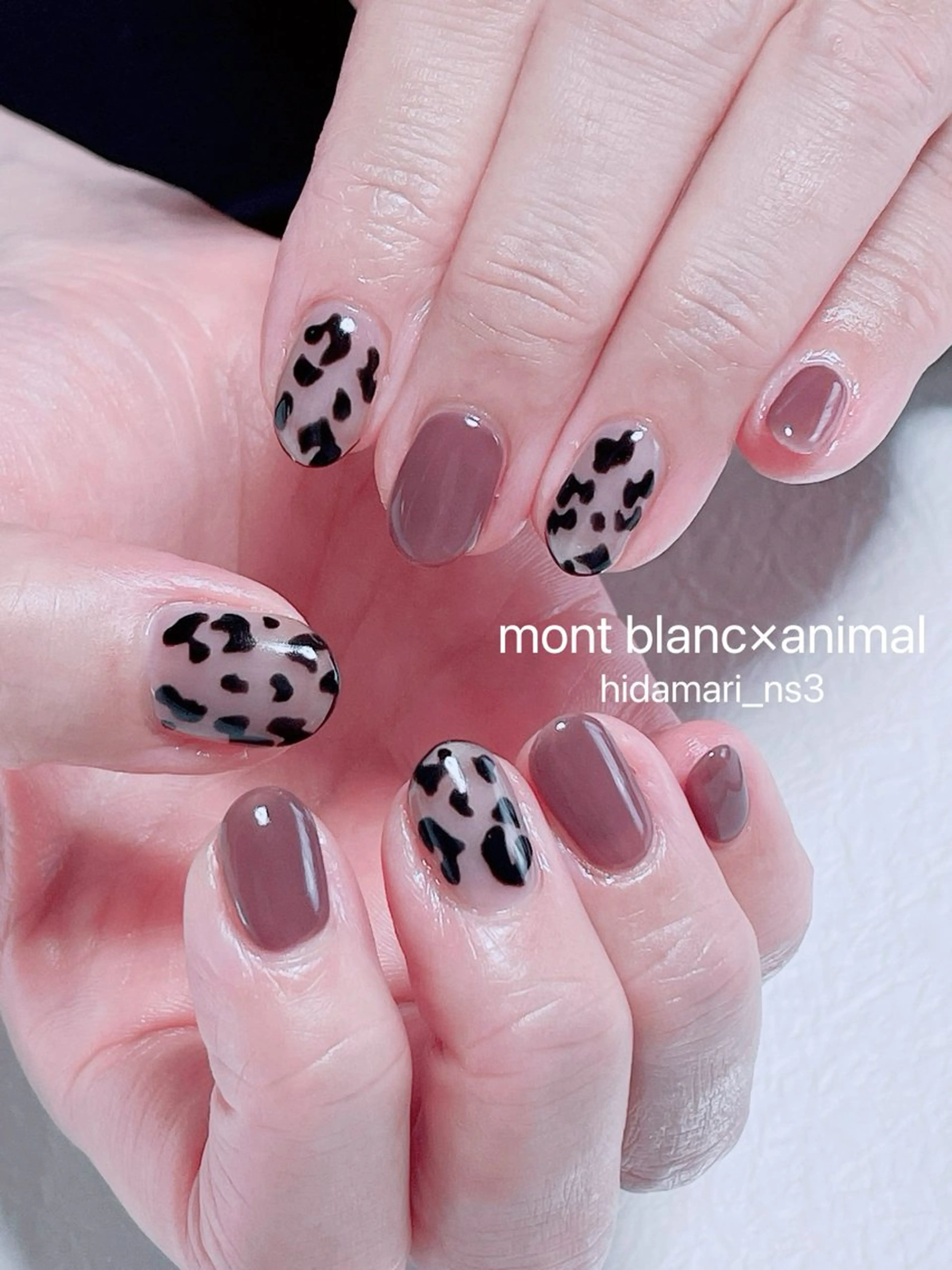 ネイル アニマル柄 持ち込み ハンドネイル NailSalon ひだまりのネイルデザイン