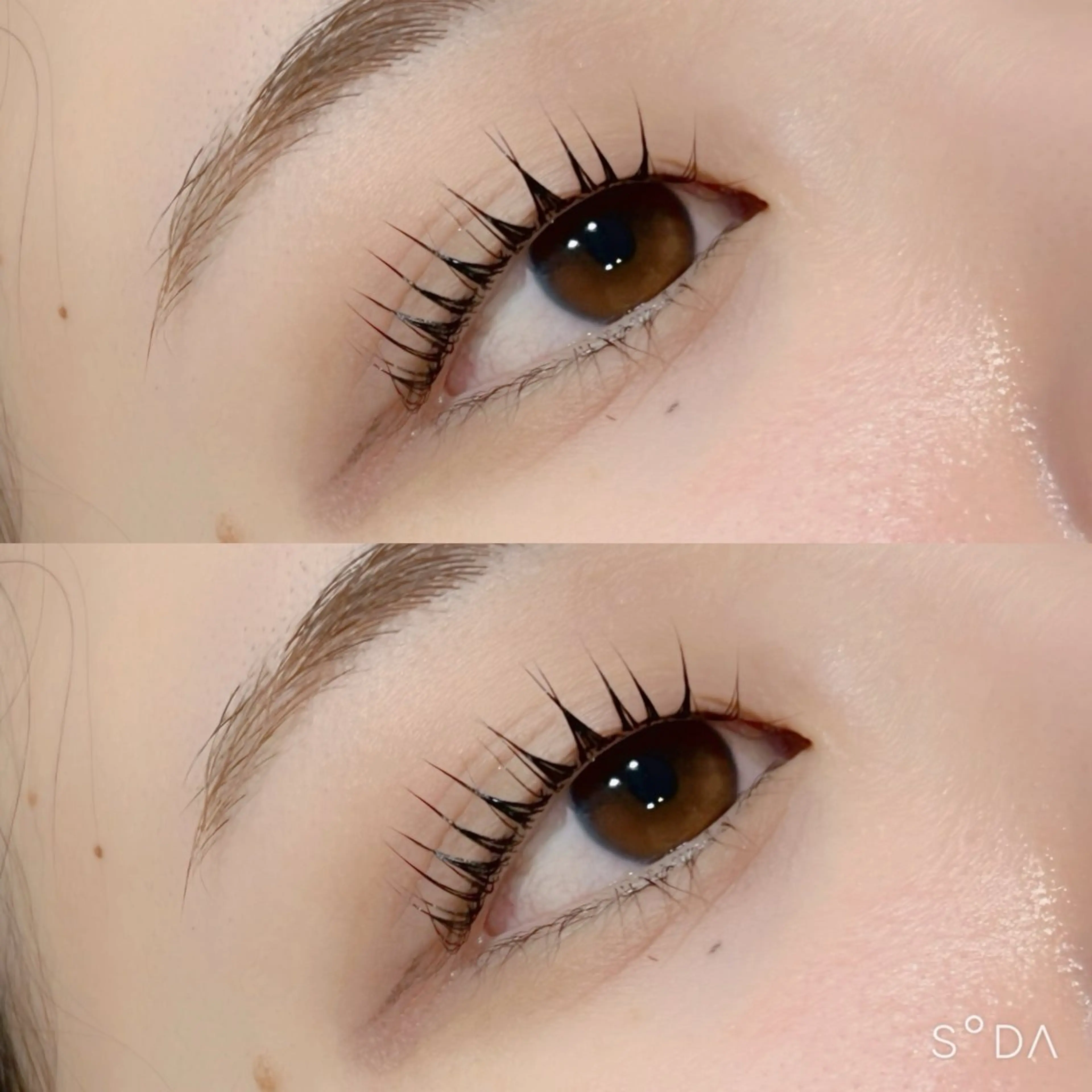 マツエク・マツパ パリジェンヌラッシュリフト EYELA 池袋 なかだ まゆのマツエク・マツパデザイン