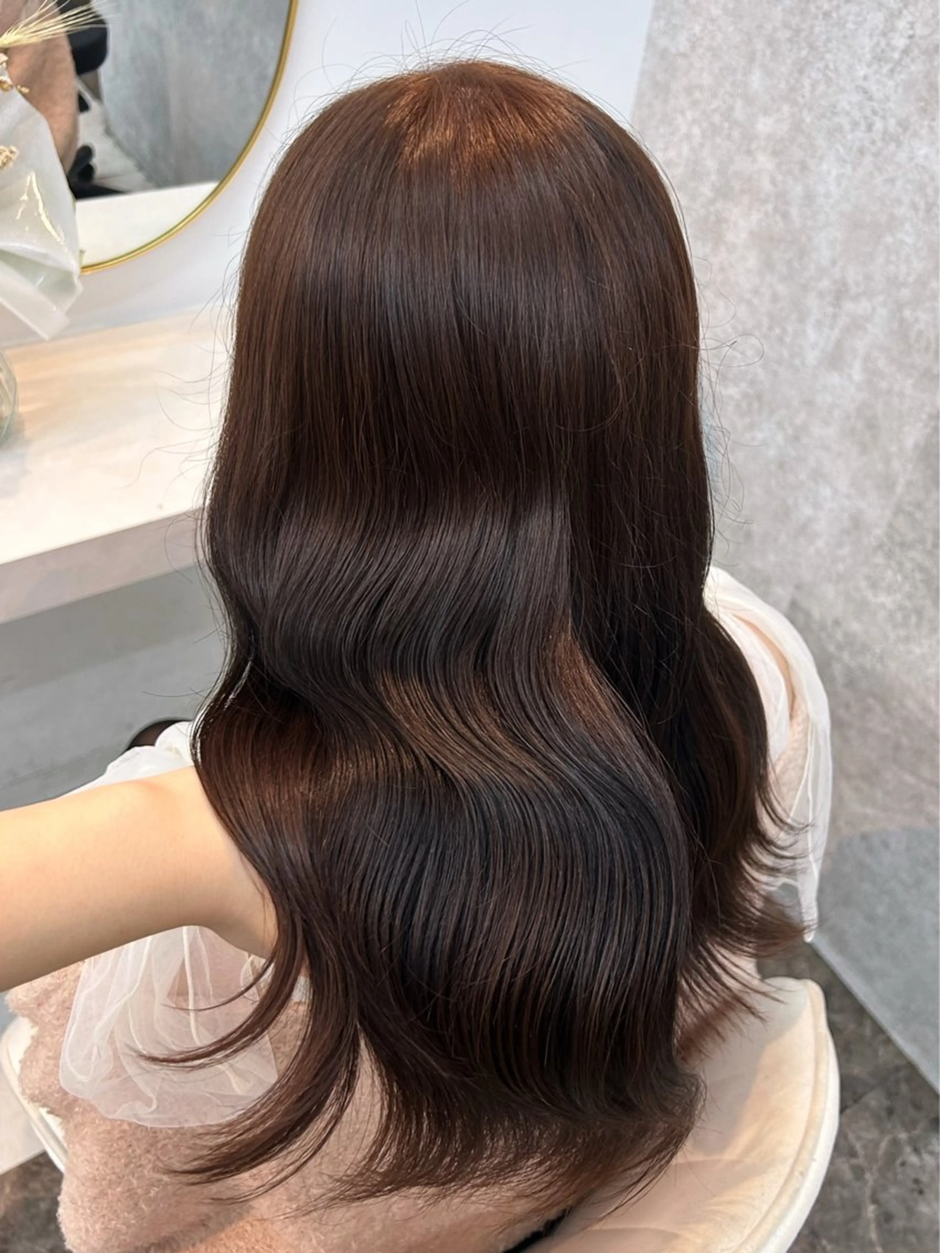 ミディアム カラー ヘアカラー 🫧そあん🫧大宮 カットモデル様募集中のヘアスタイル