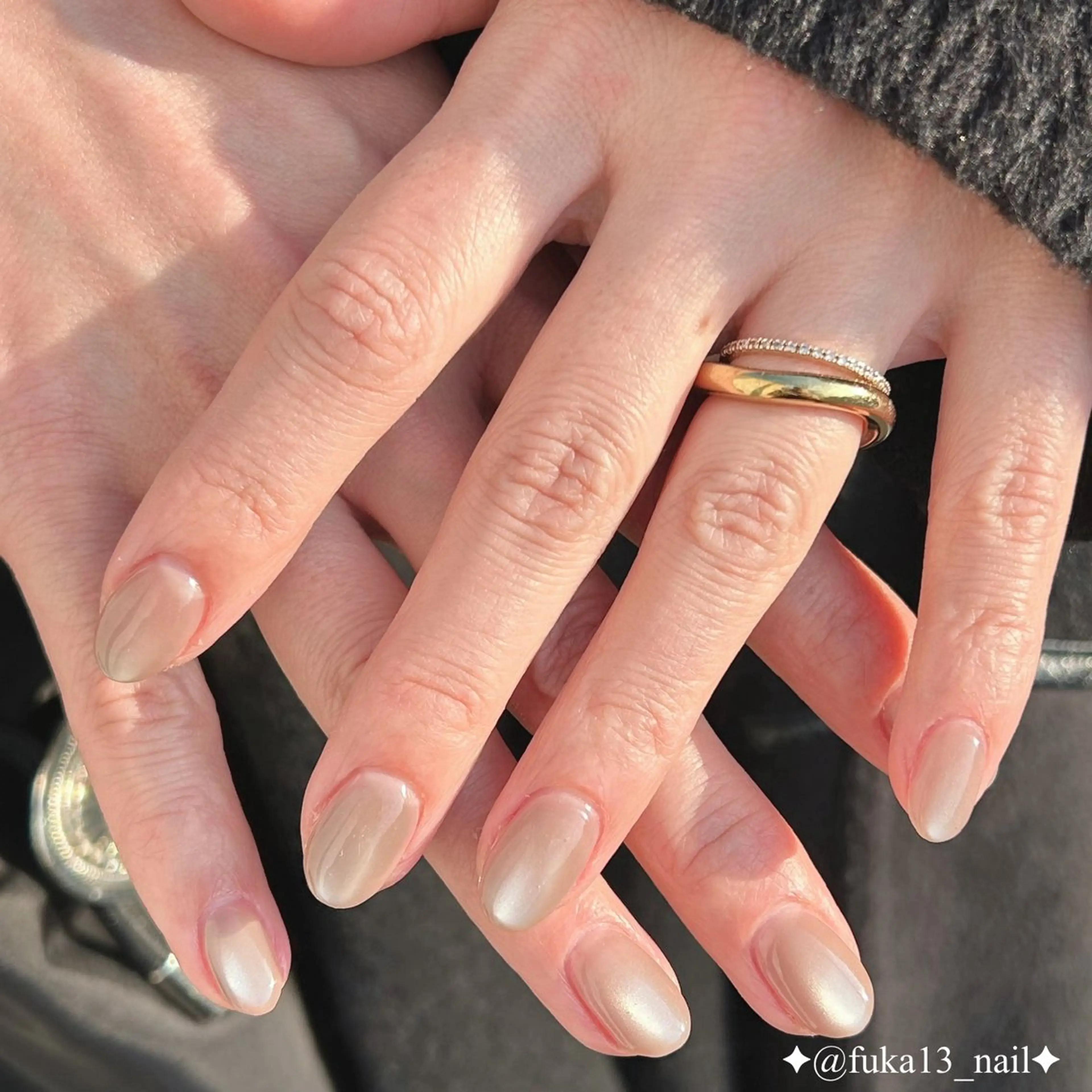 ネイル マグネットネイル オフィスネイル ワンカラーネイル シンプルネイル ハンドネイル ネイルサロンAnela【アネラ】所属・Nail♡Fuka. /1月予約受付中のネイルデザイン