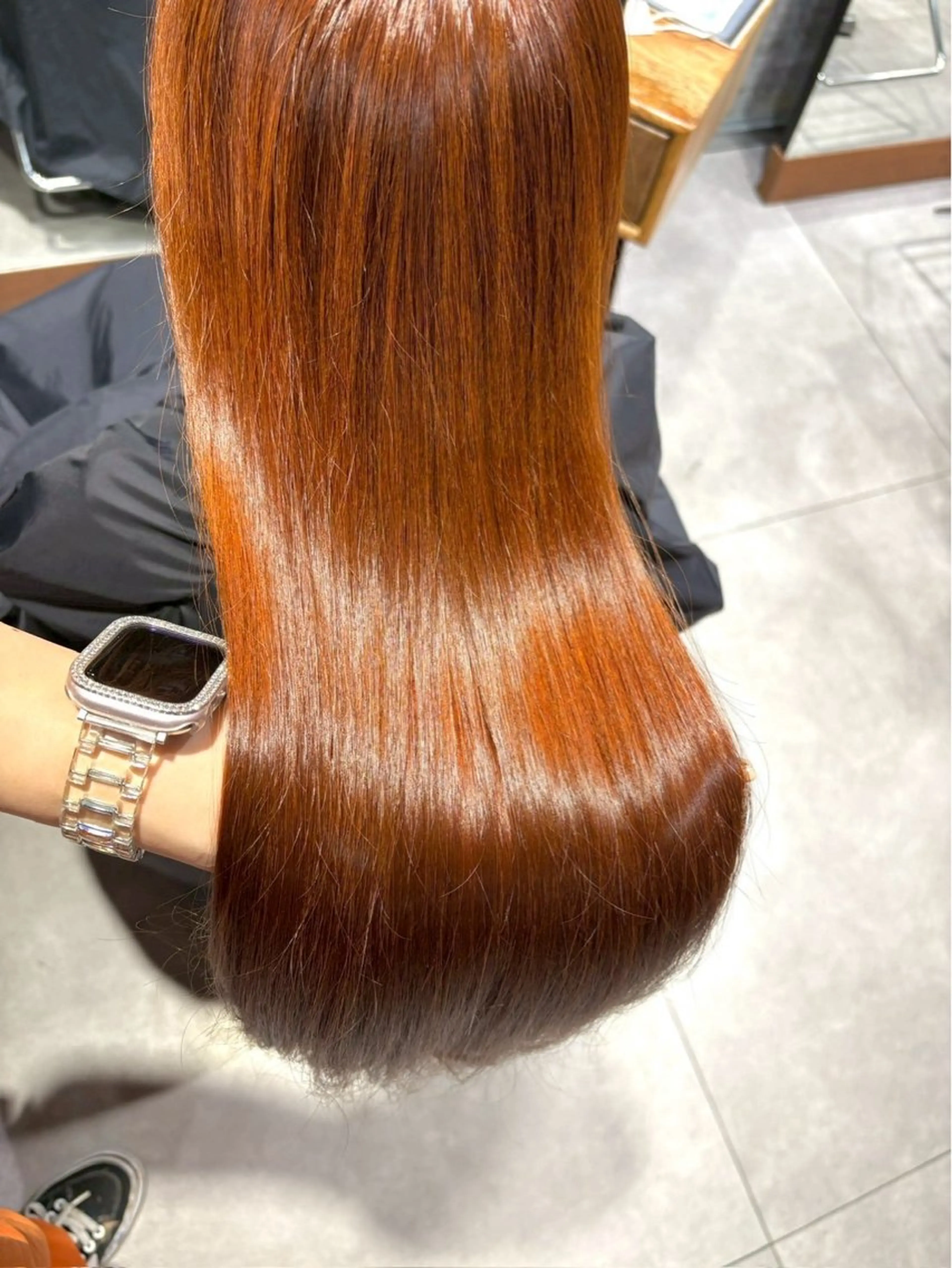 ロング 齋 花音のヘアスタイル