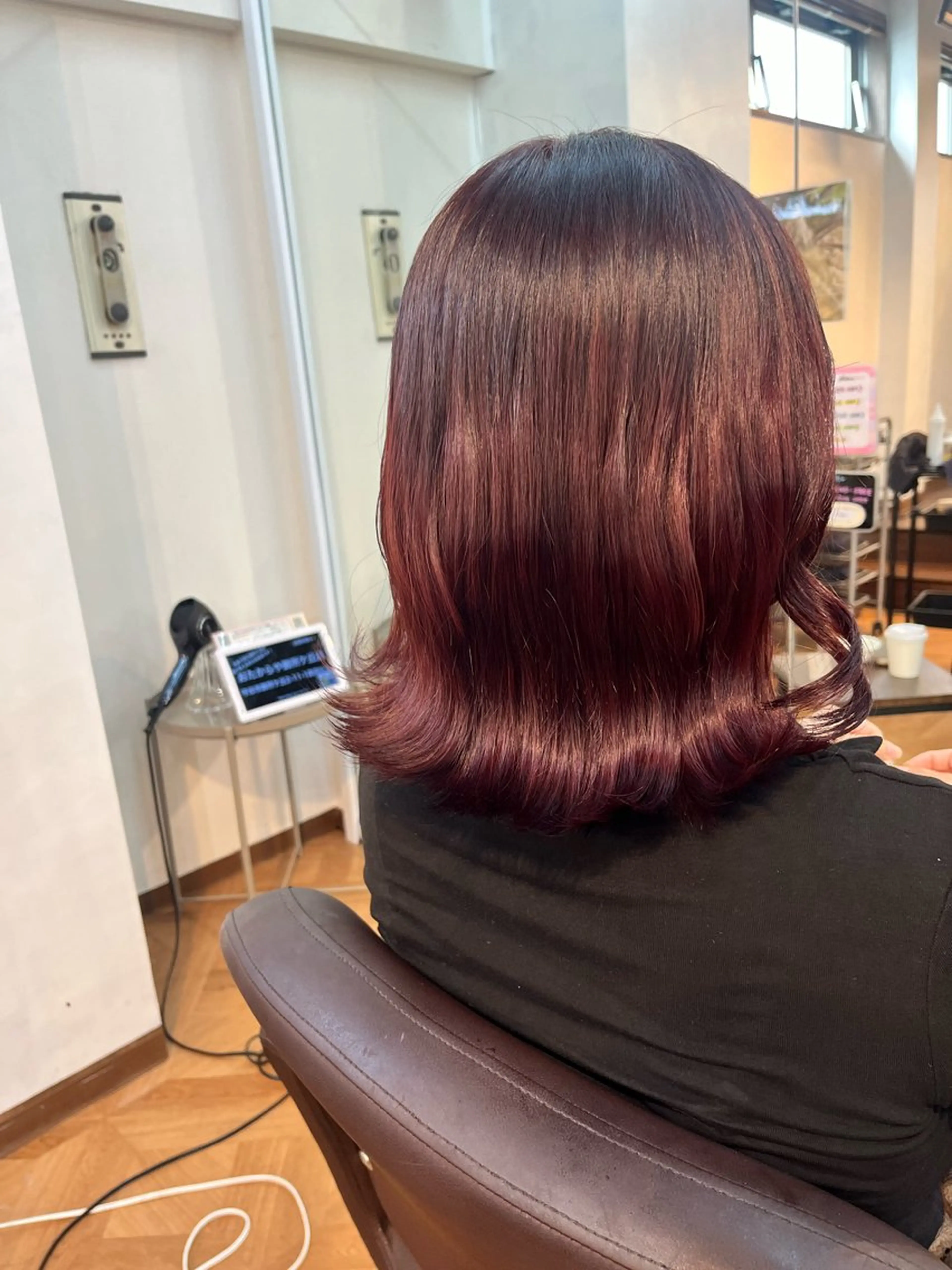 ミディアム 🍒Ayana🍒 艶カラー🍒のヘアスタイル