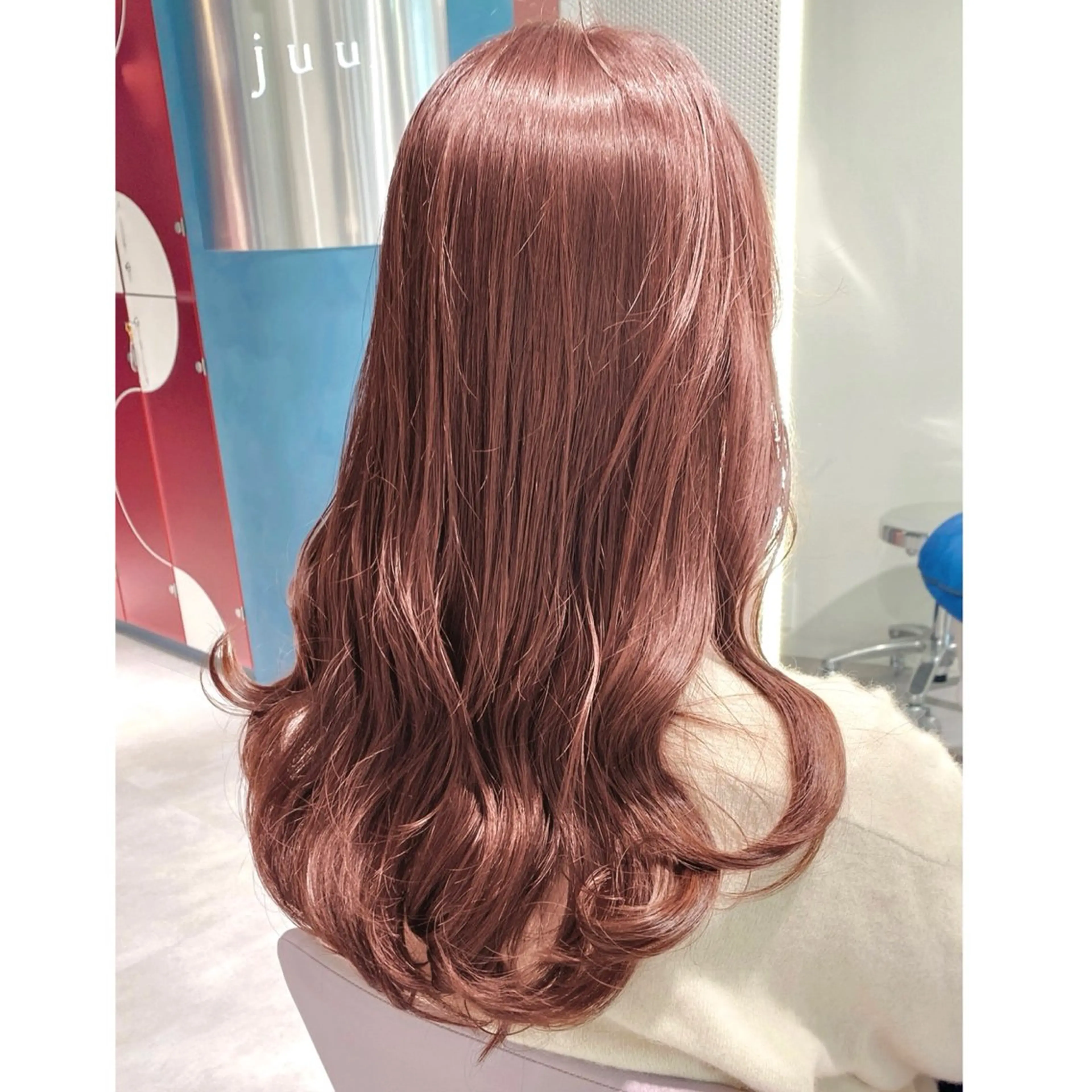 セミロング ヘアカラー 森 隆秀/韓国ヘアのヘアスタイル