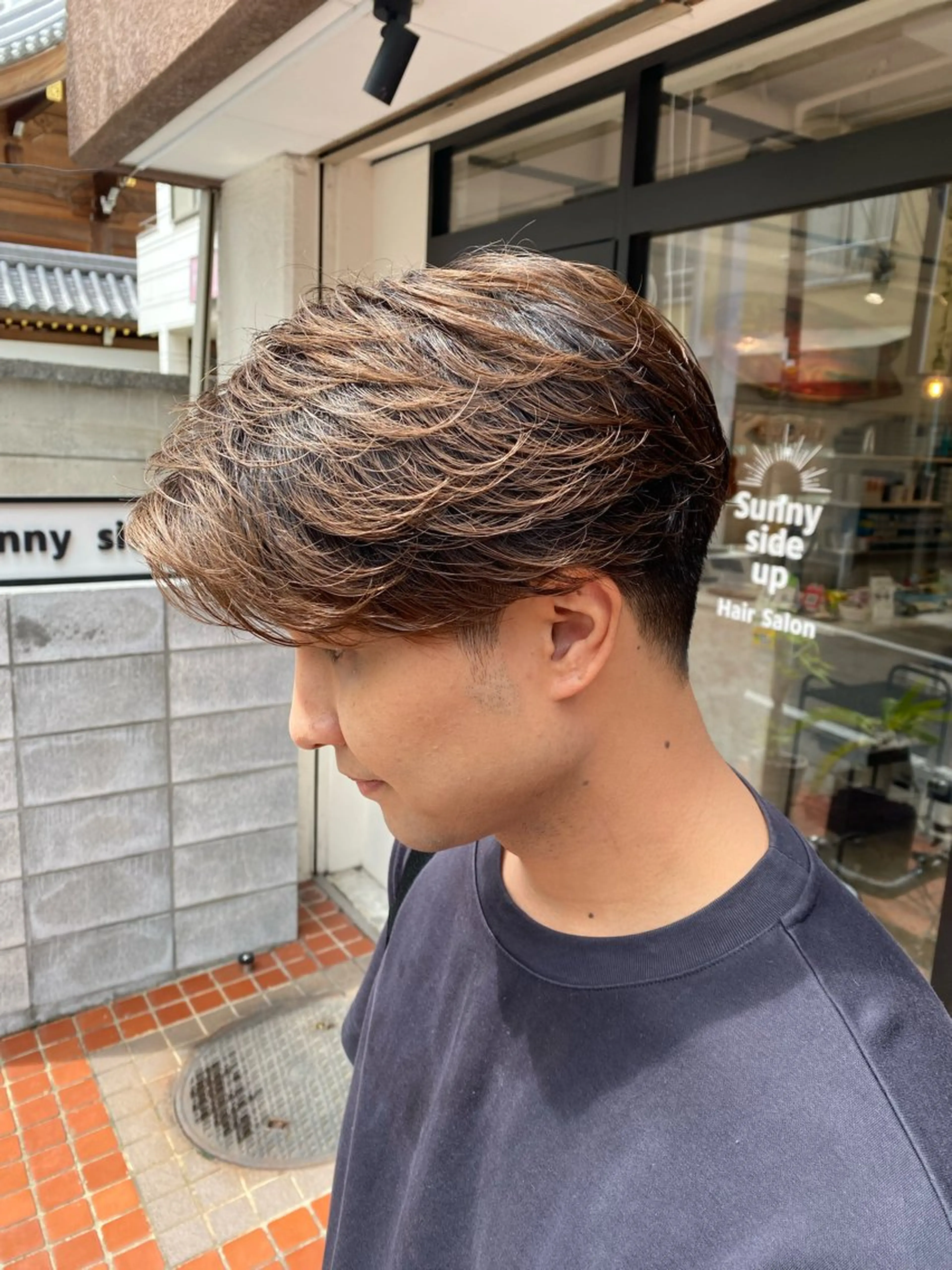 パーマ メンズ フェザーパーマ メンズパーマ メンズパーマ/鈴木 雅也/メンズカットのヘアスタイル