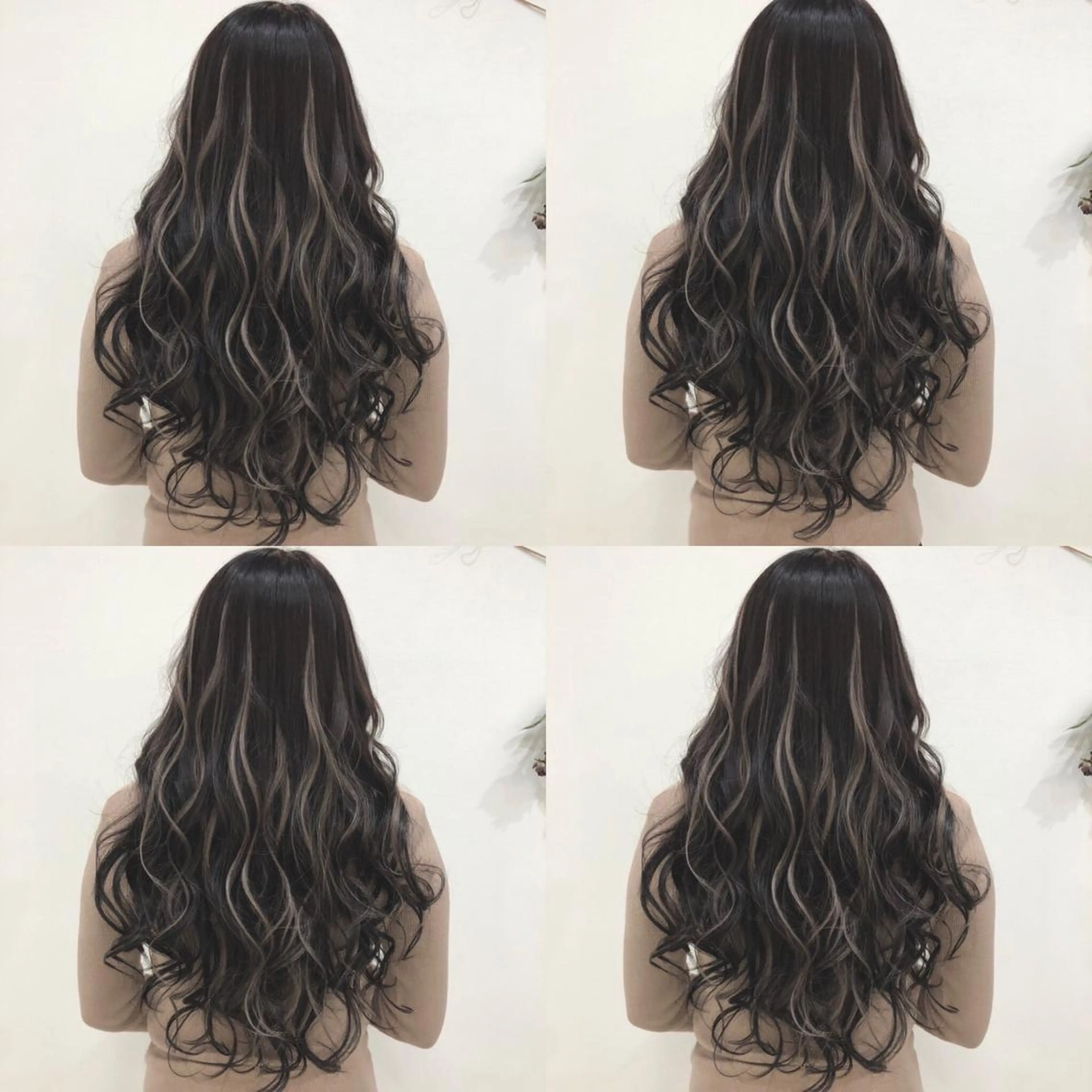 ロング カラー シールエクステ ハイライトカラー エクステ ハイライト 🌷MAYU 🌷のヘアスタイル