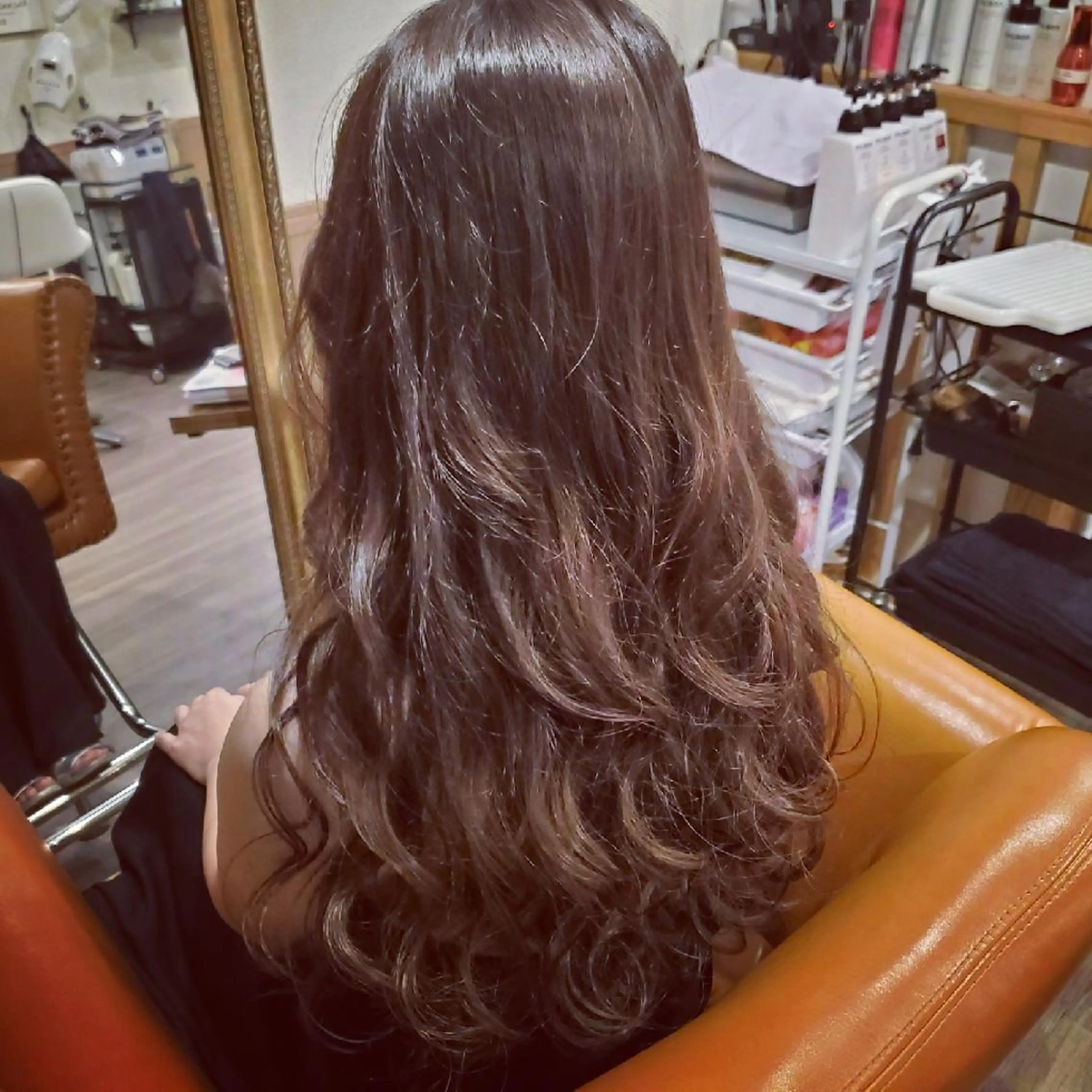 カラー ロング カット ヘアカラー トリートメント spa hair  ark 富井直美のヘアスタイル