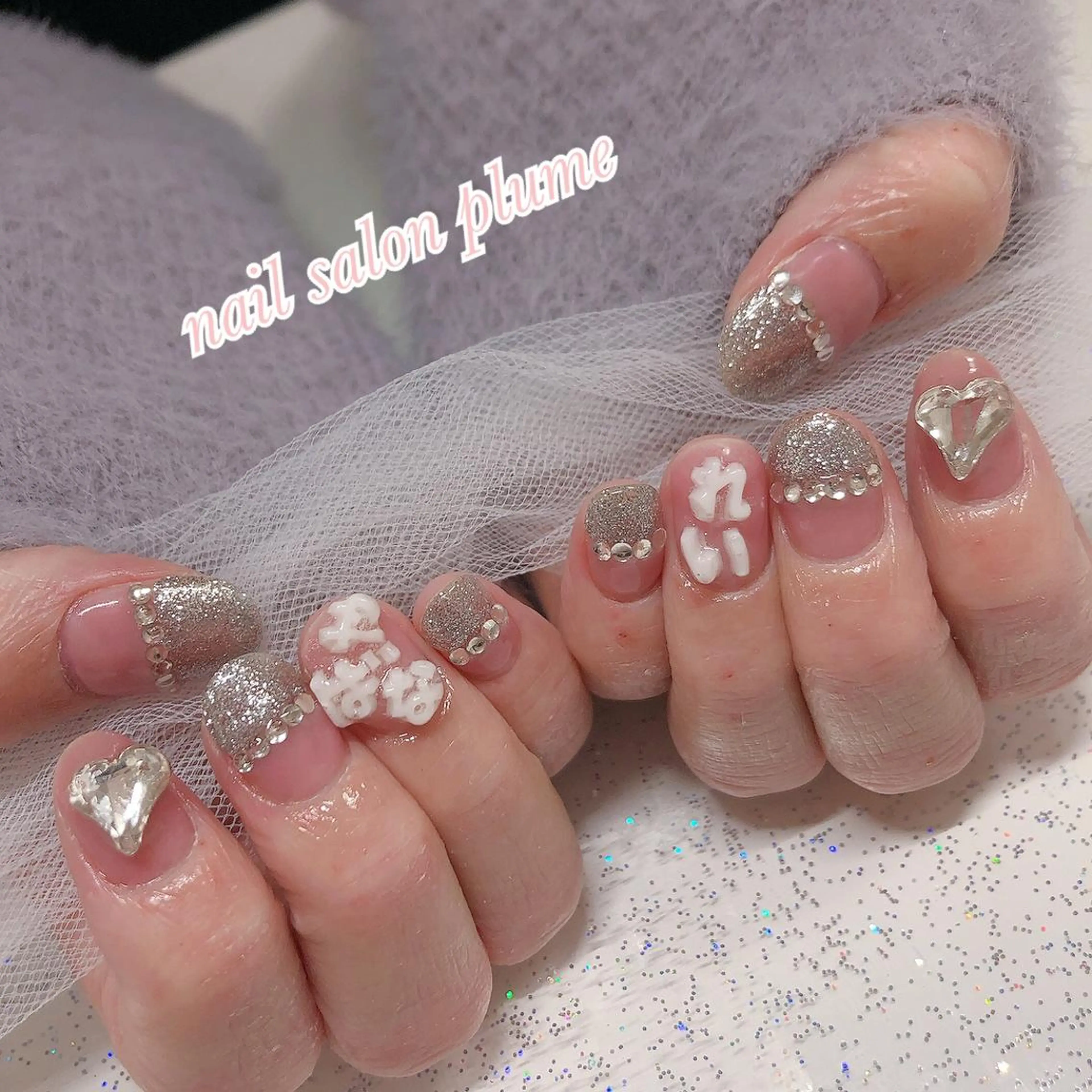 ネイル ハンドネイル plume nail ☆韓国ネイルのネイルデザイン