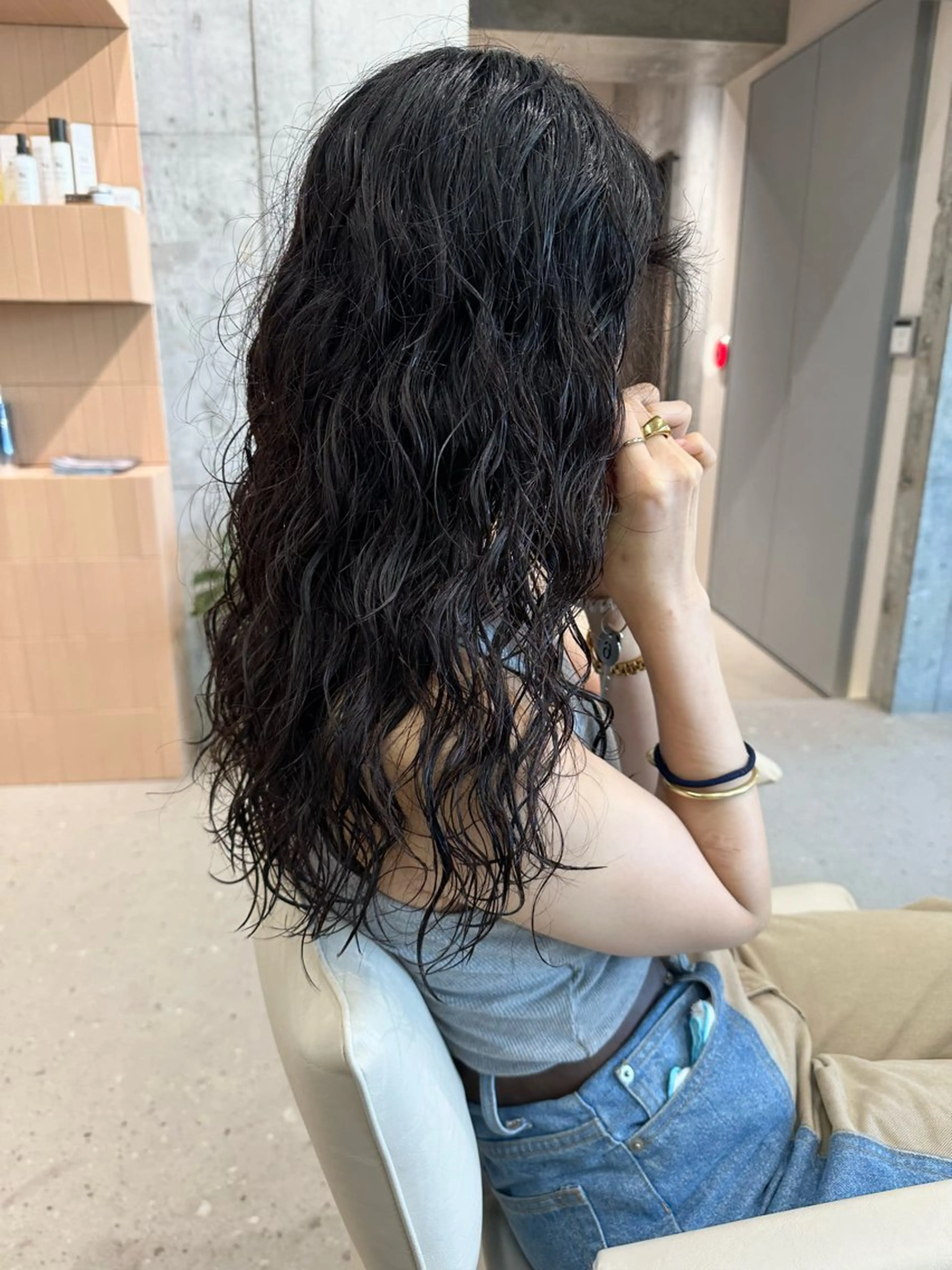 <平日限定>カット＋プリズムパーマ＋ハホニコトリートメント👩‍🦱の写真