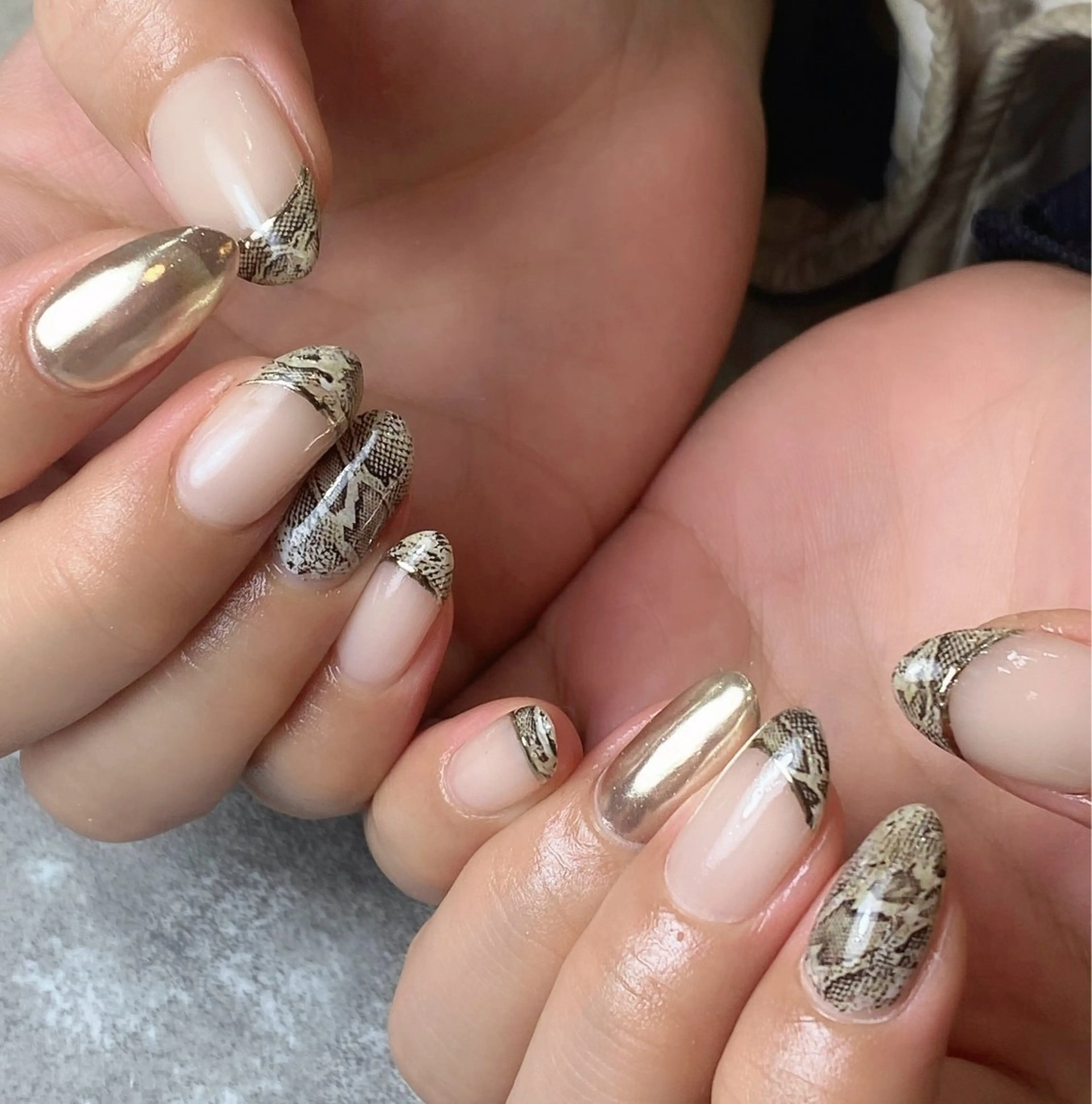 ネイル マグネットネイル ミラーネイル ハンドネイル Narumi nailのネイルデザイン