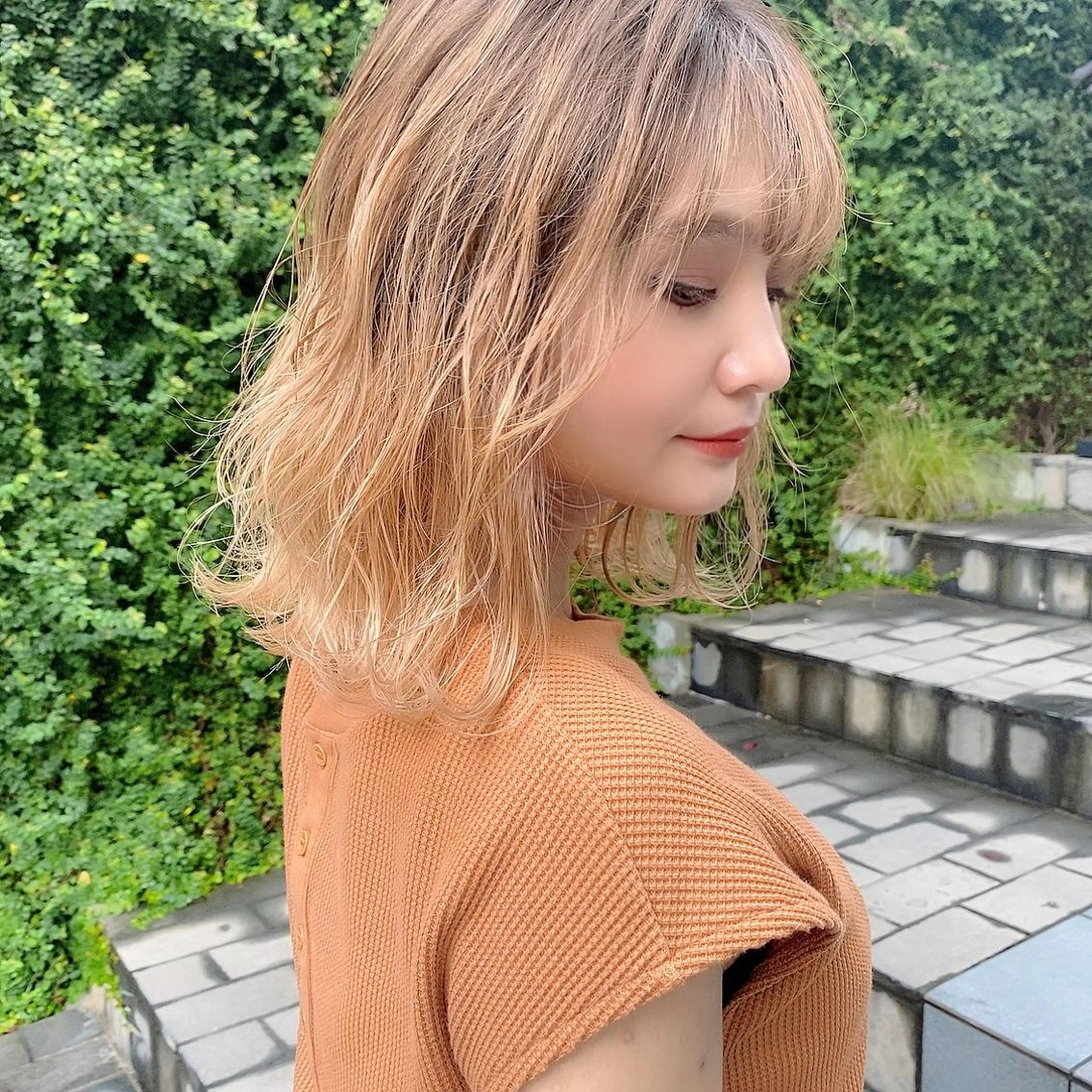 セミロング カラー ヘアアレンジ 髪質改善特化型美容師 ♡ａｉｋａのヘアスタイル