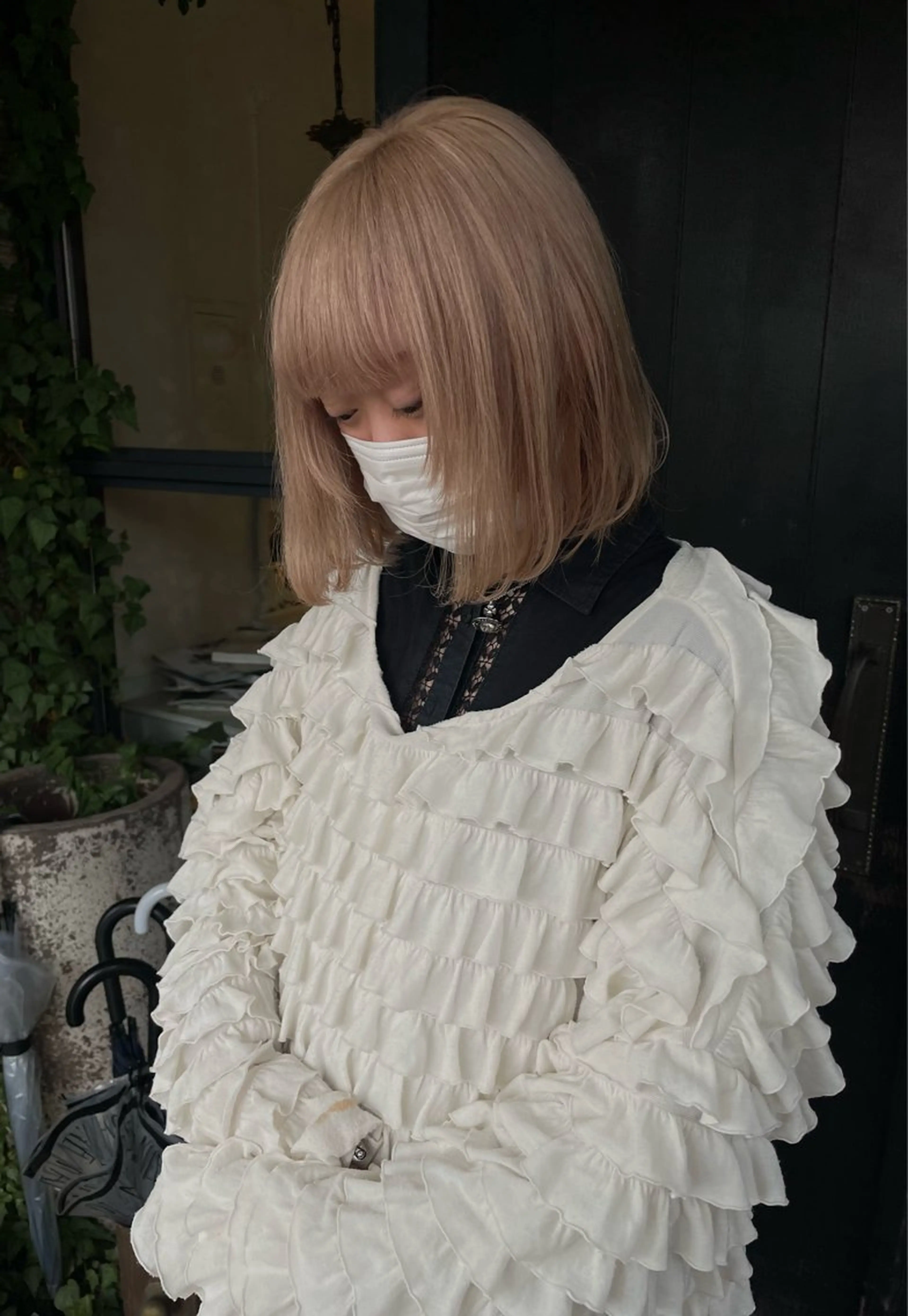 ミディアム カラー 太田 妃香/岡崎美容室のヘアスタイル