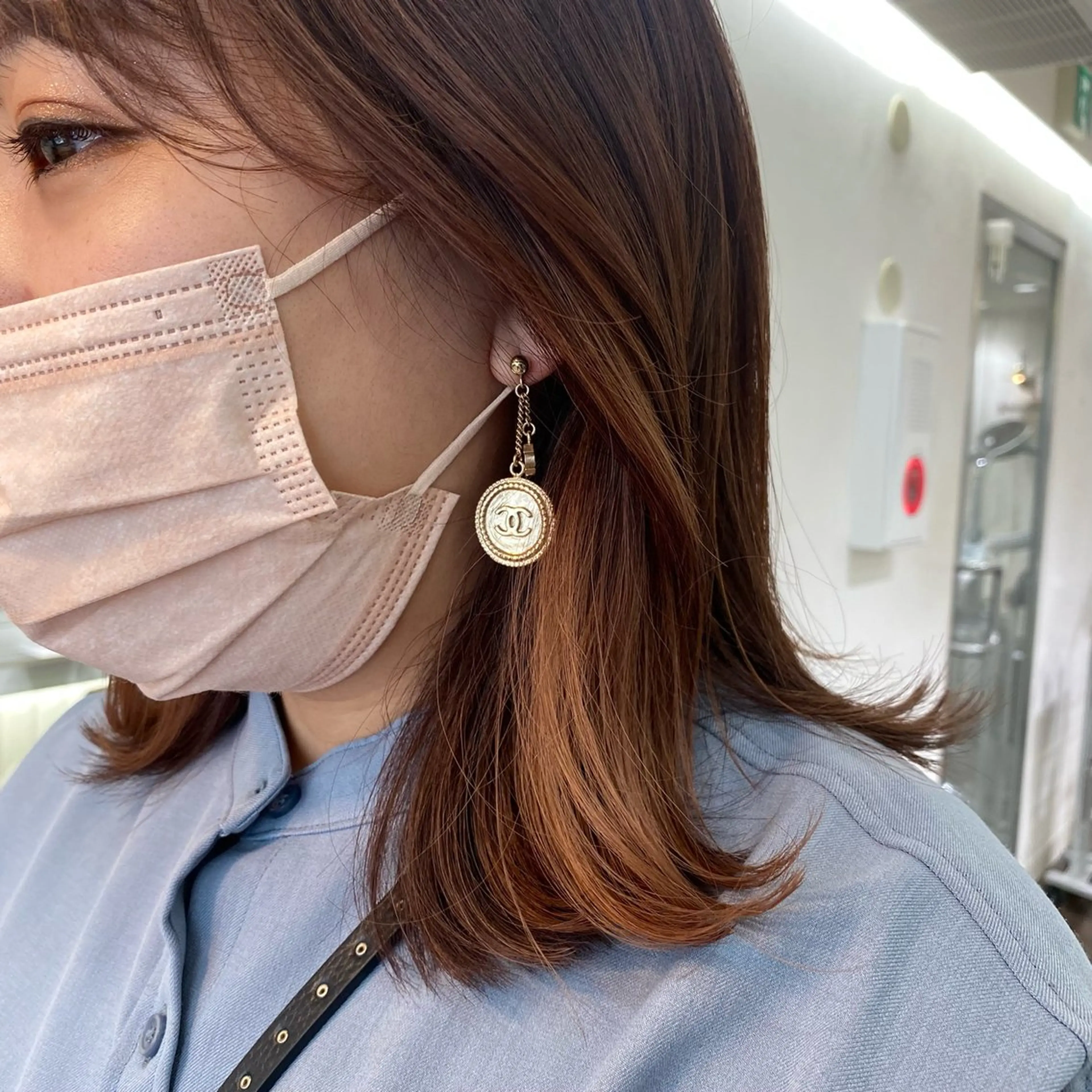 ミディアム カラー 【ヘアセット/美眉】 吉川玲のヘアスタイル