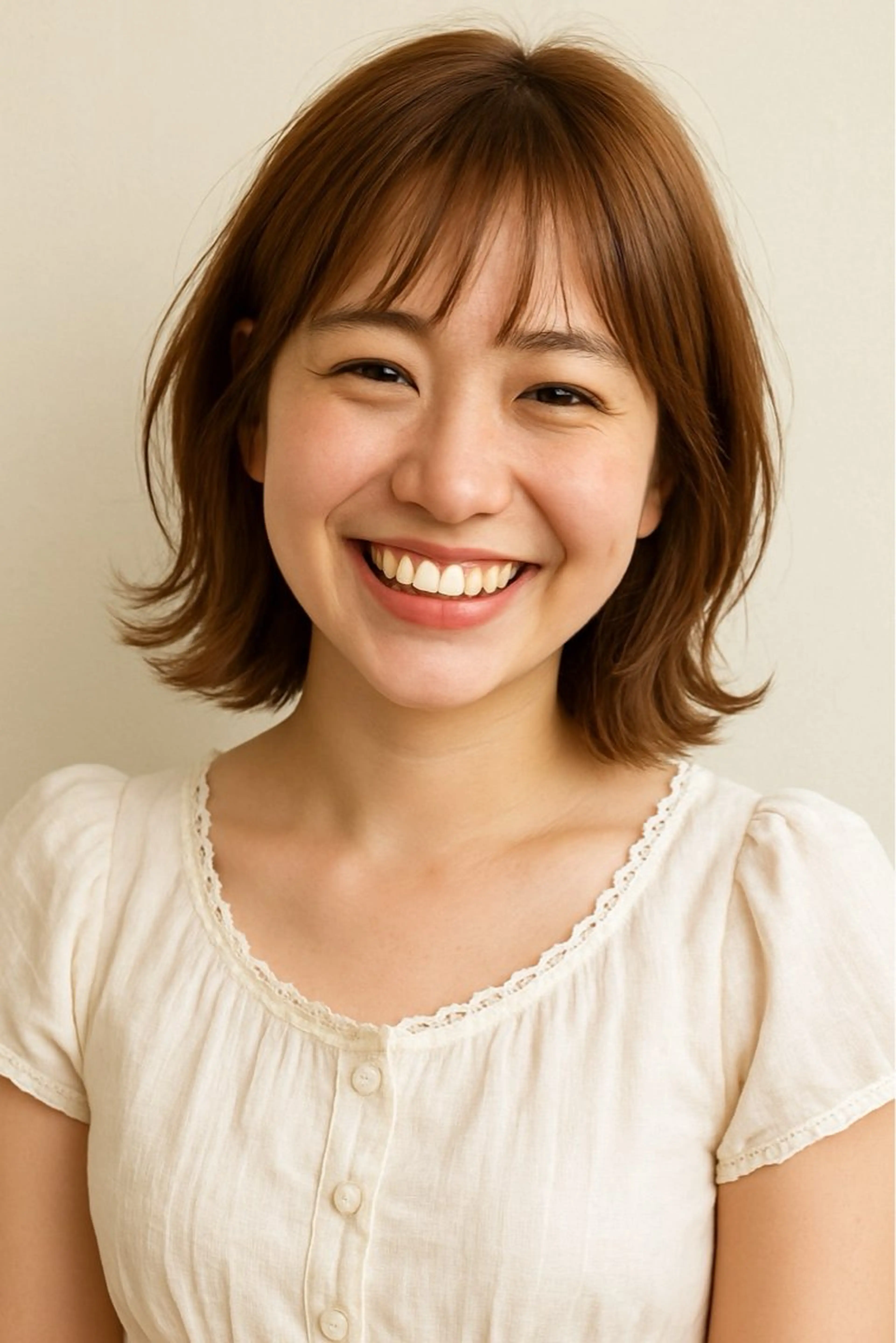 ミディアム 柏木 輝仁のヘアスタイル