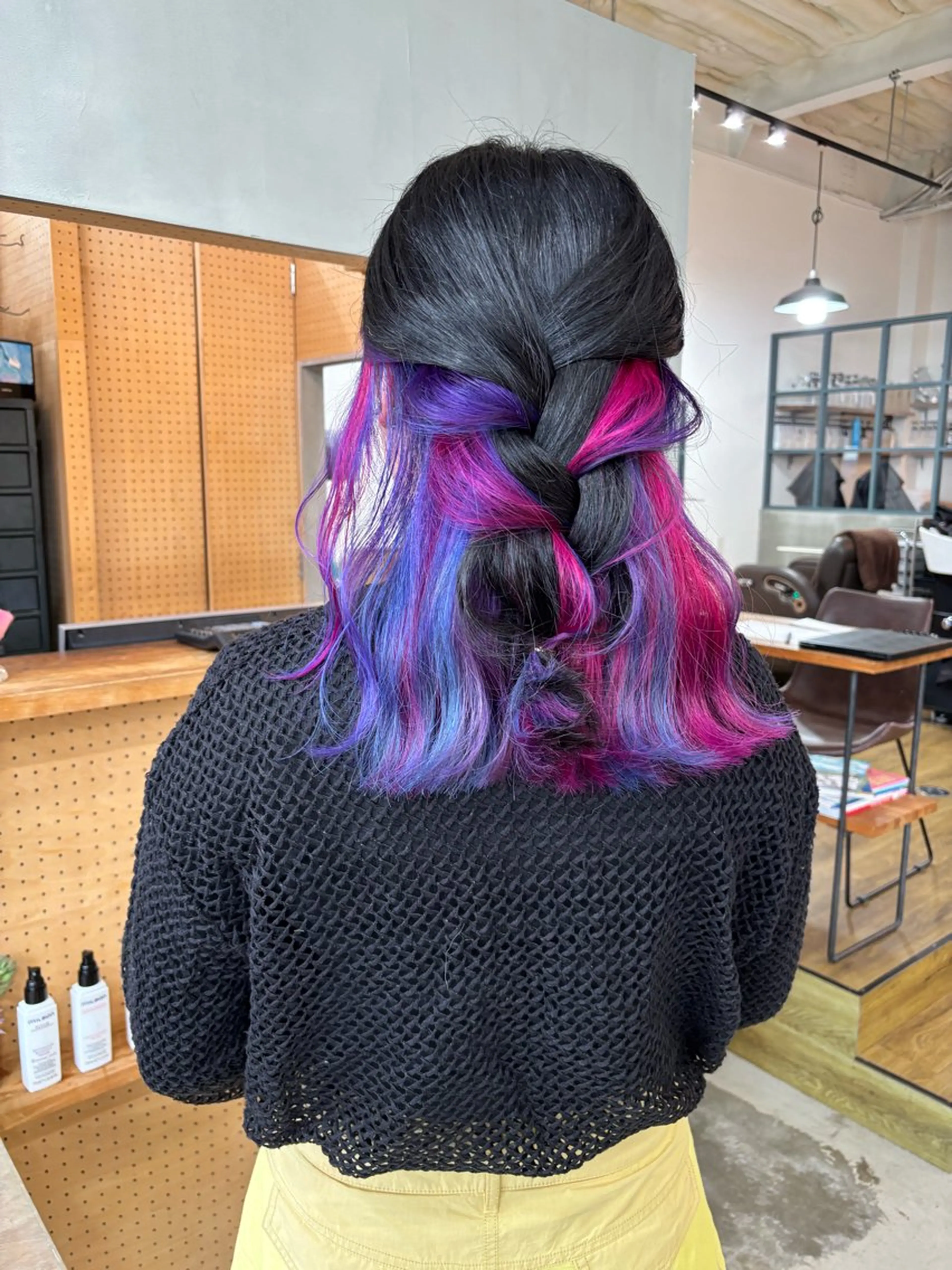 ミディアム ヘアカラー 平野 朋未のヘアスタイル