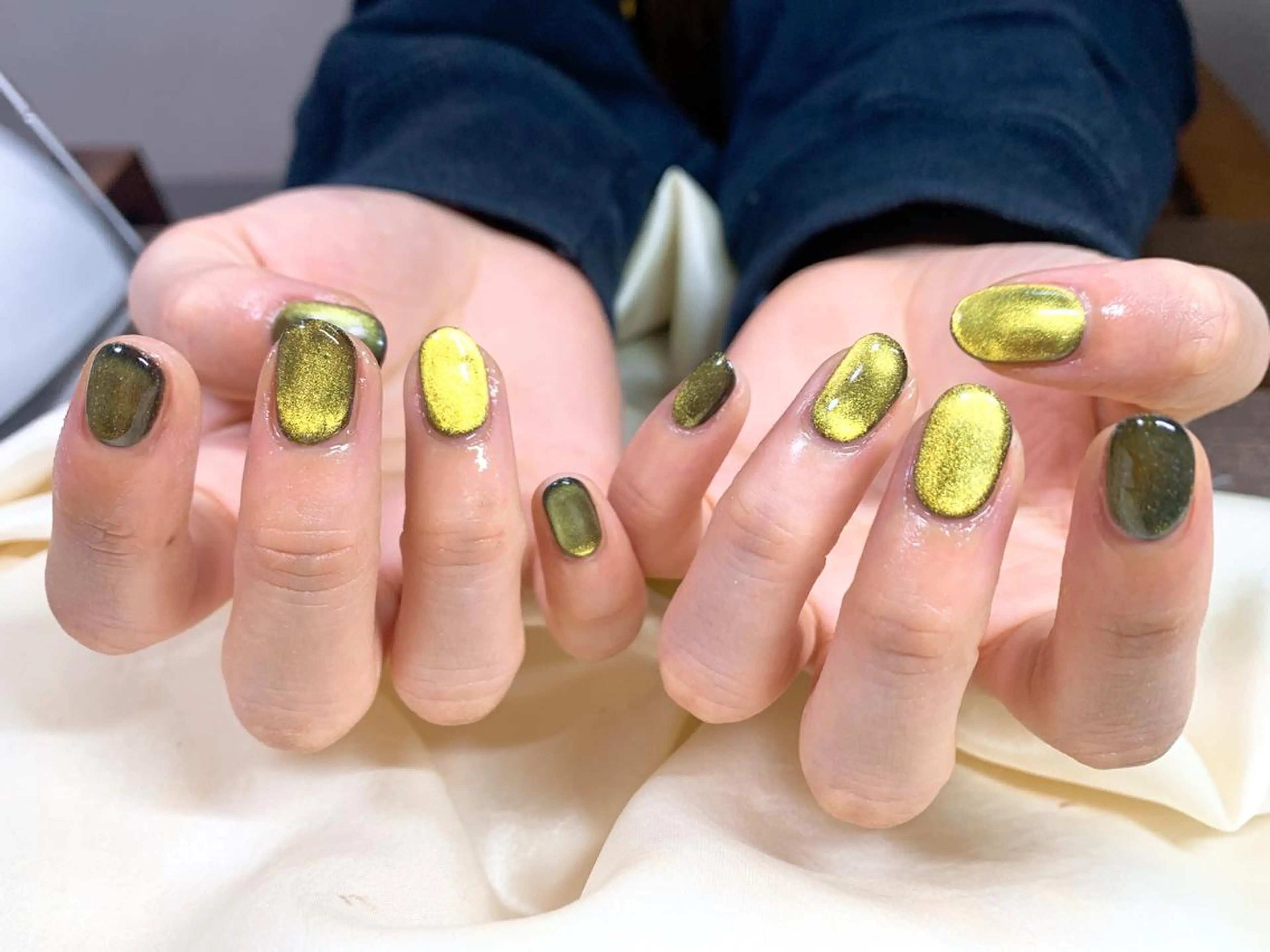 ネイル フットネイル ジェルネイル 韓国ネイル マグネットネイル ミラーネイル ハンドネイル Mogu nail 二子玉川のネイルデザイン