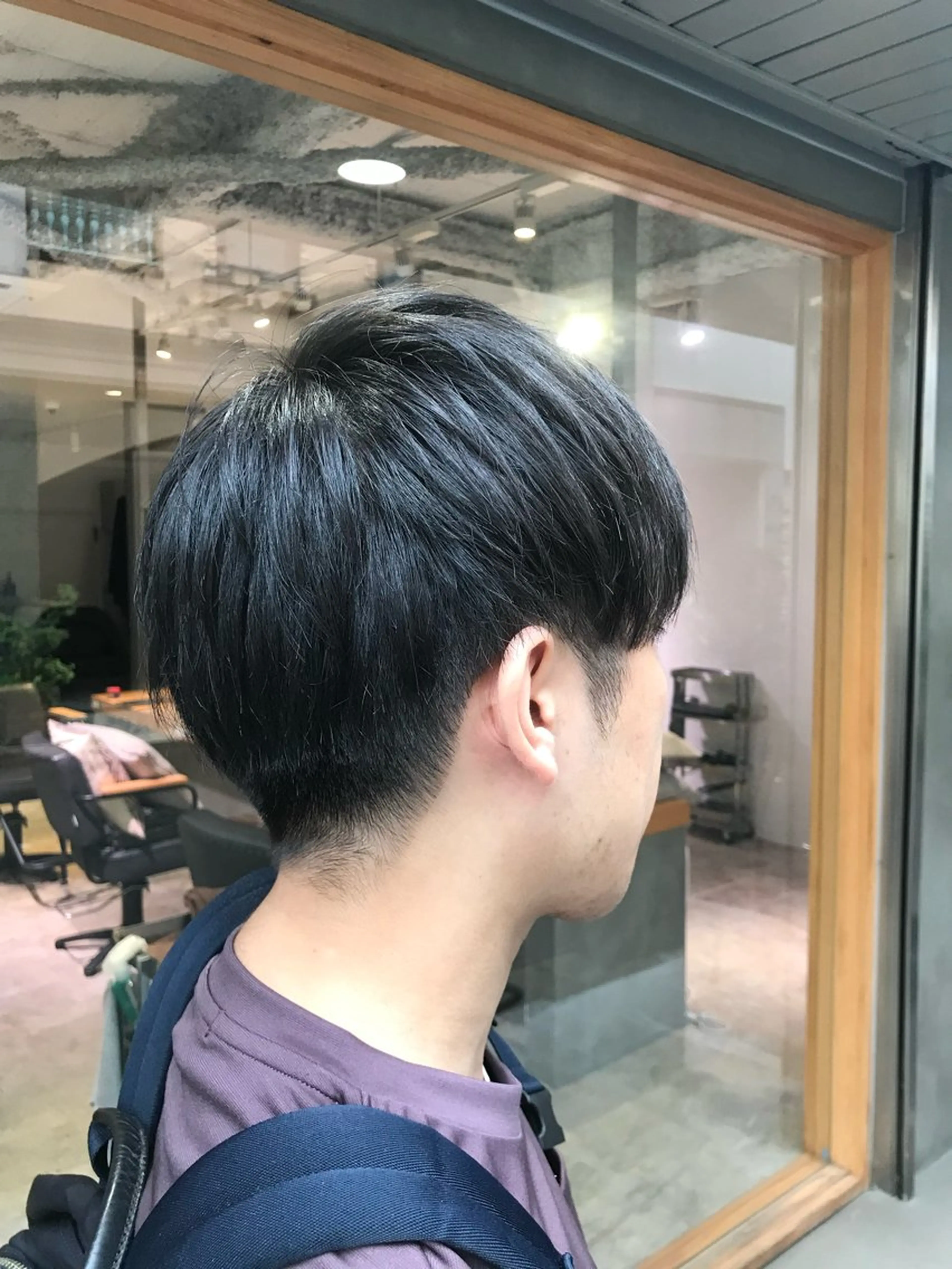 ショート メンズ マッシュ 刈り上げ moi-meme.soe所属・タナカ リナのヘアスタイル