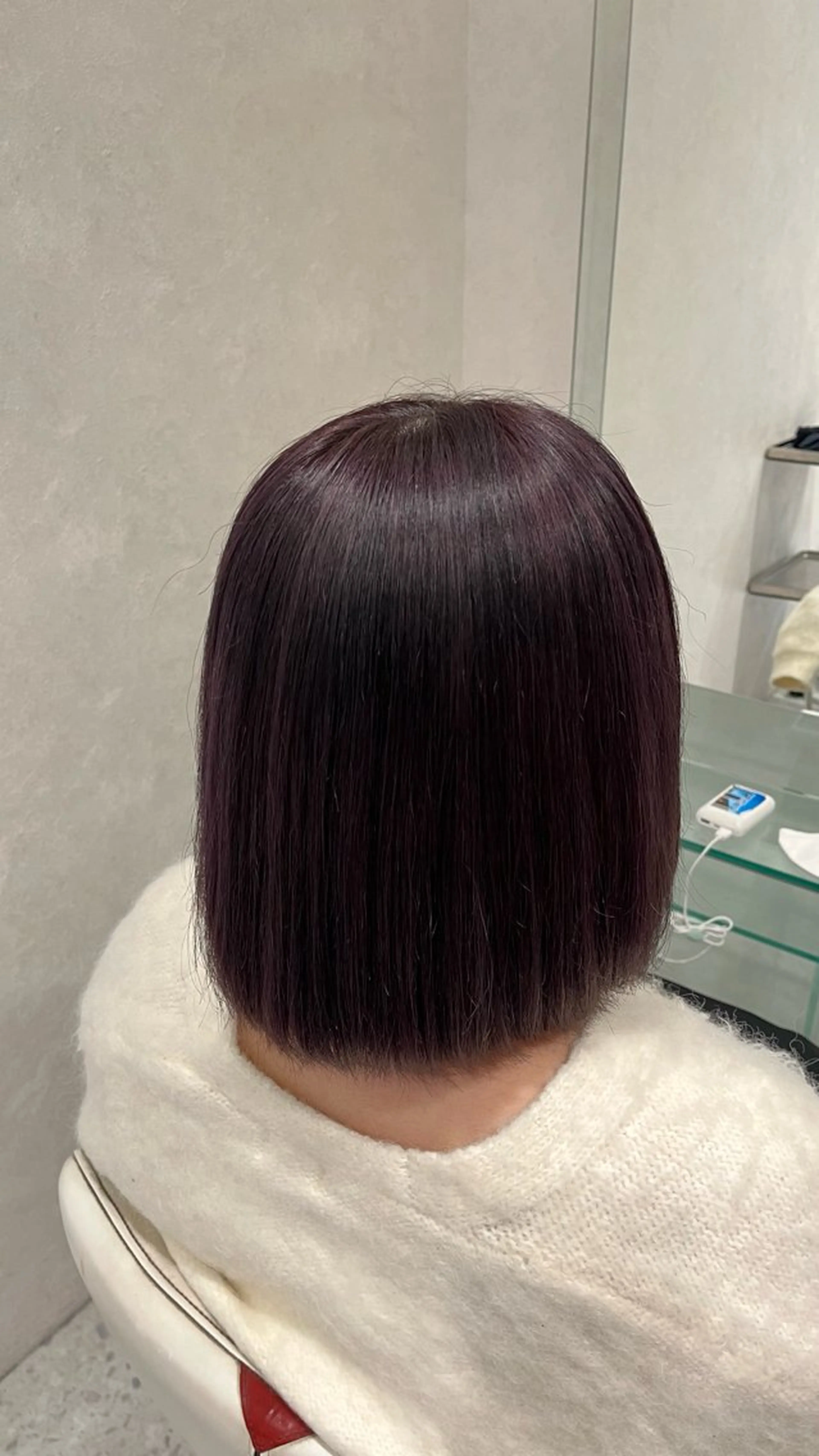 ミディアム カラー カット ヘアカラー 中屋 比呂のヘアスタイル