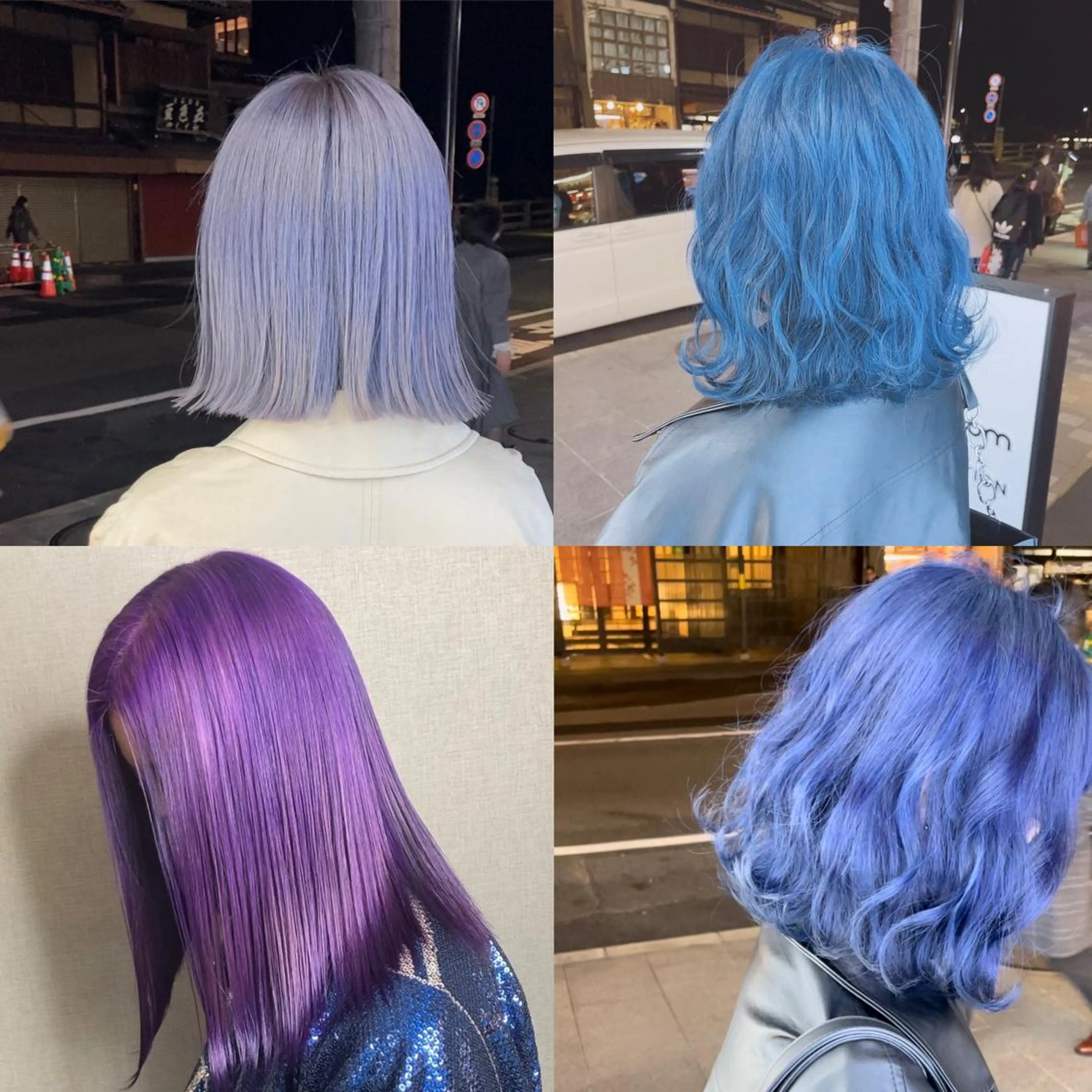 セミロング ハイライト レイヤーカット ヘアカラー Selene hair OSAKAのヘアスタイル