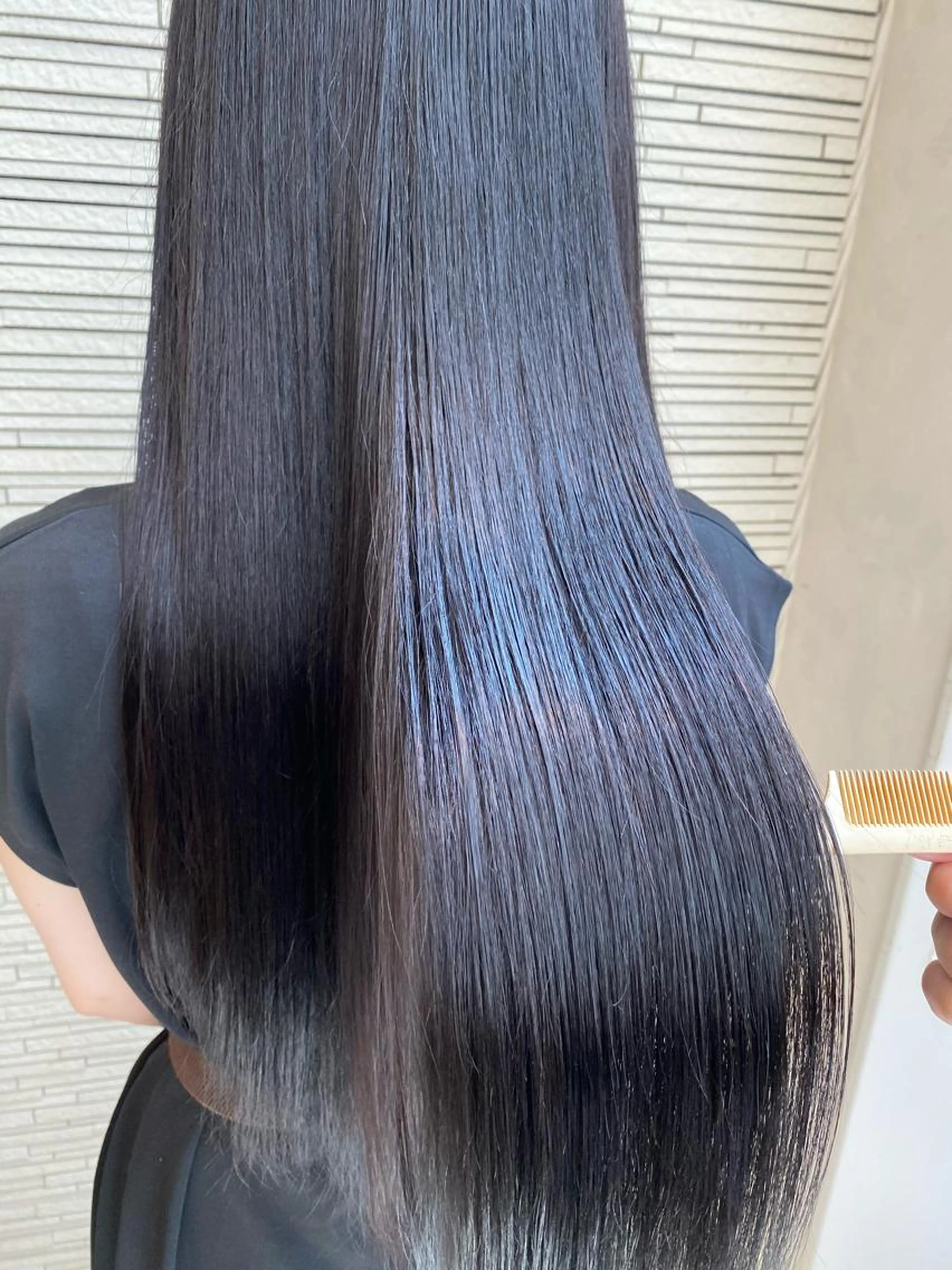 【サラサラになりたい人のためのトリートメント】髪質改善oggi ottoトリートメント+カット✂️+カラーの写真