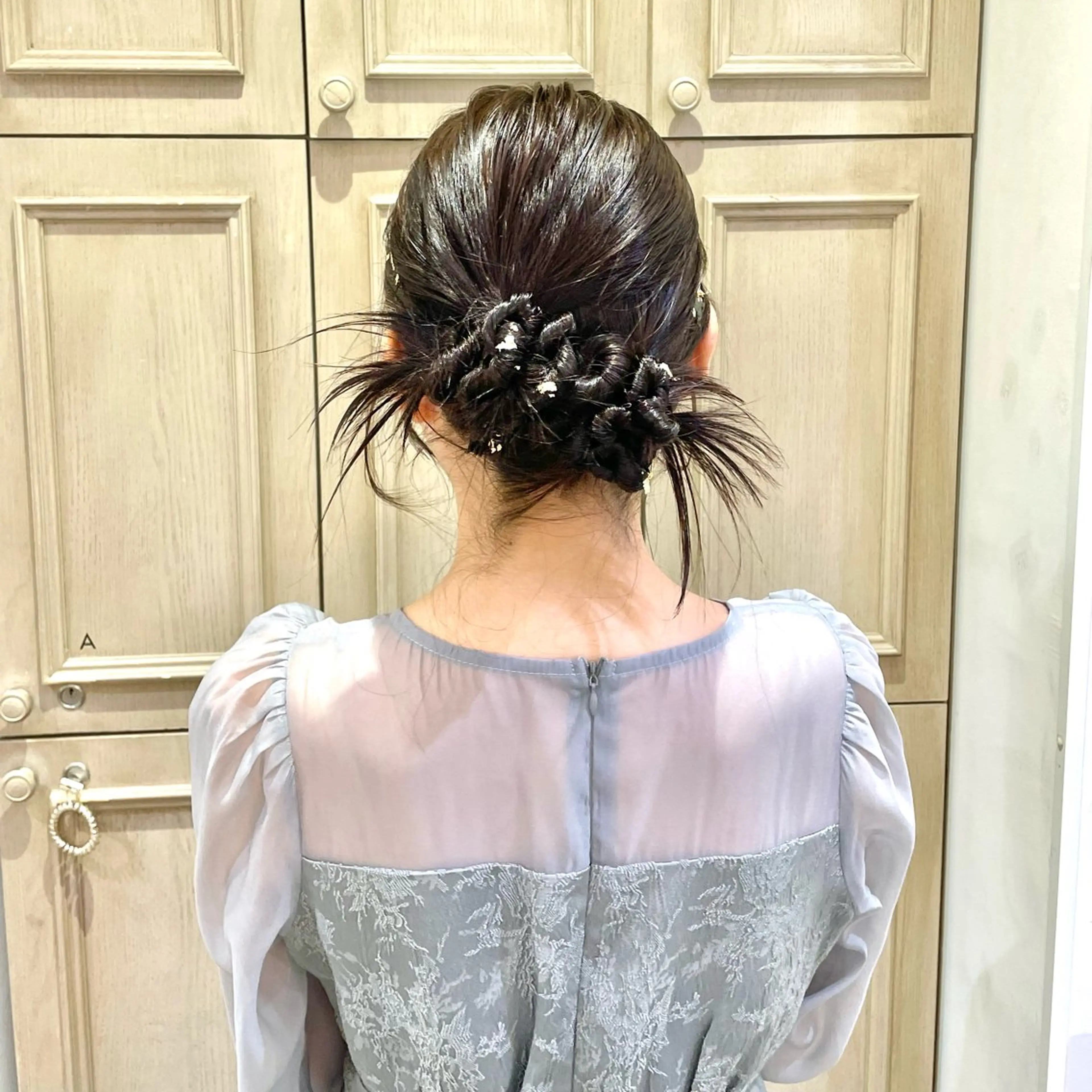 ヘアアレンジ ハイトーンカラー/ 長さだし🐇きょうかのヘアスタイル