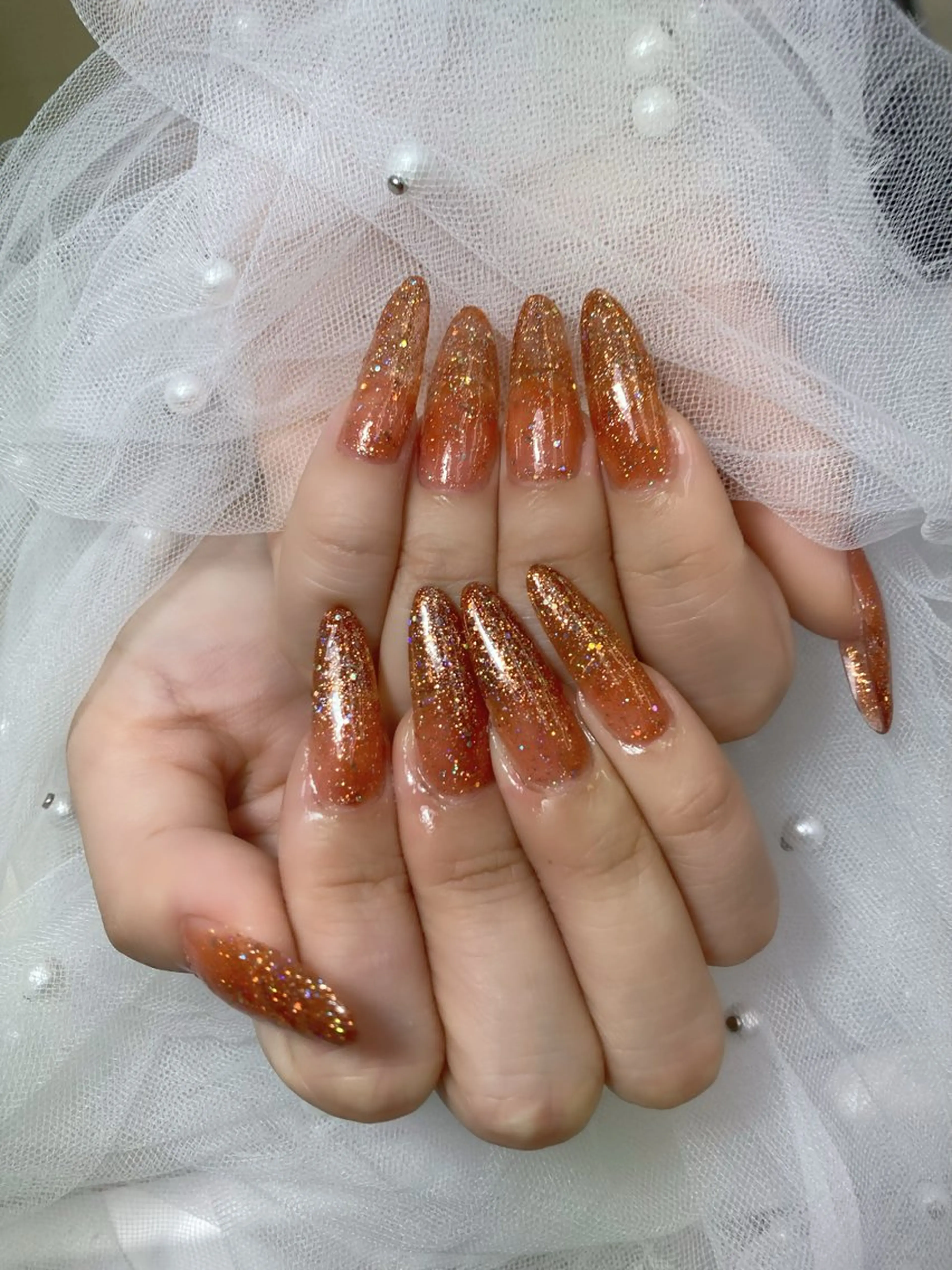 ネイル ラメ(グリッター) ネイルチップ JUNA nail salon所属・padan ななのネイルデザイン