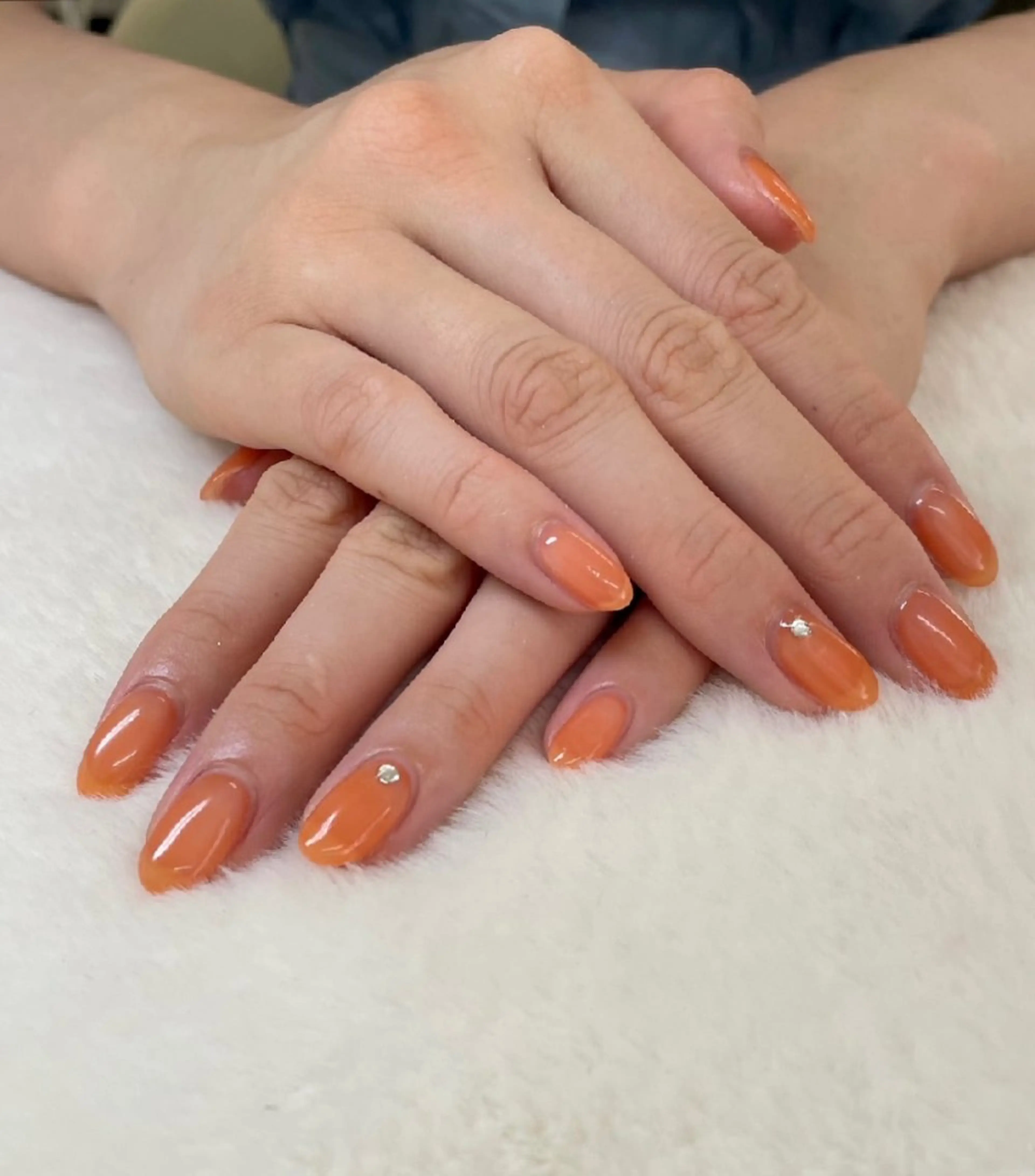 ネイル ワンカラーネイル ハンドネイル ハンドケア 心斎橋Salon Epokkuのネイルデザイン