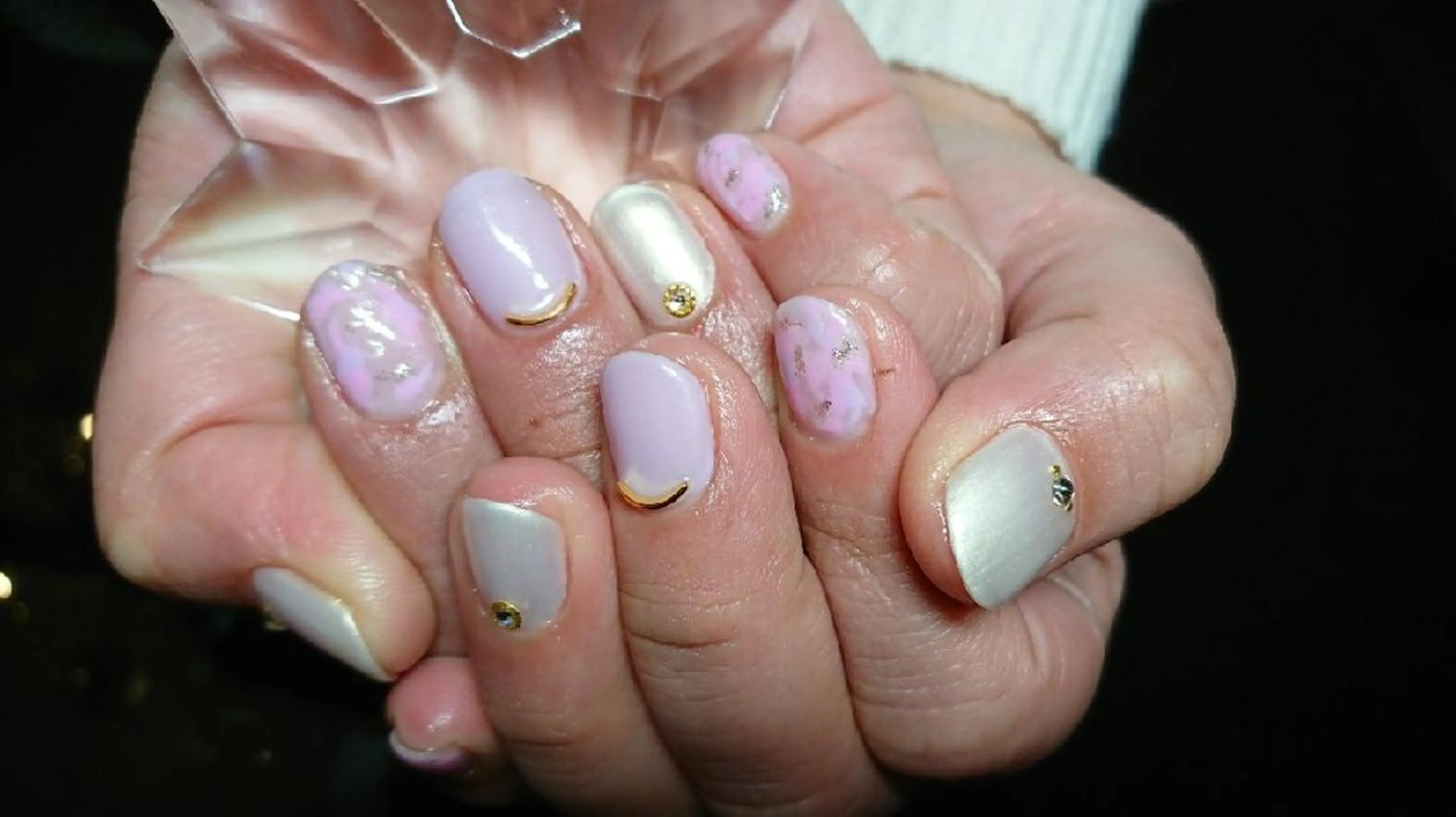 ネイル ジェルネイル 持ち込み 春ネイル 平野 亜季のネイルデザイン