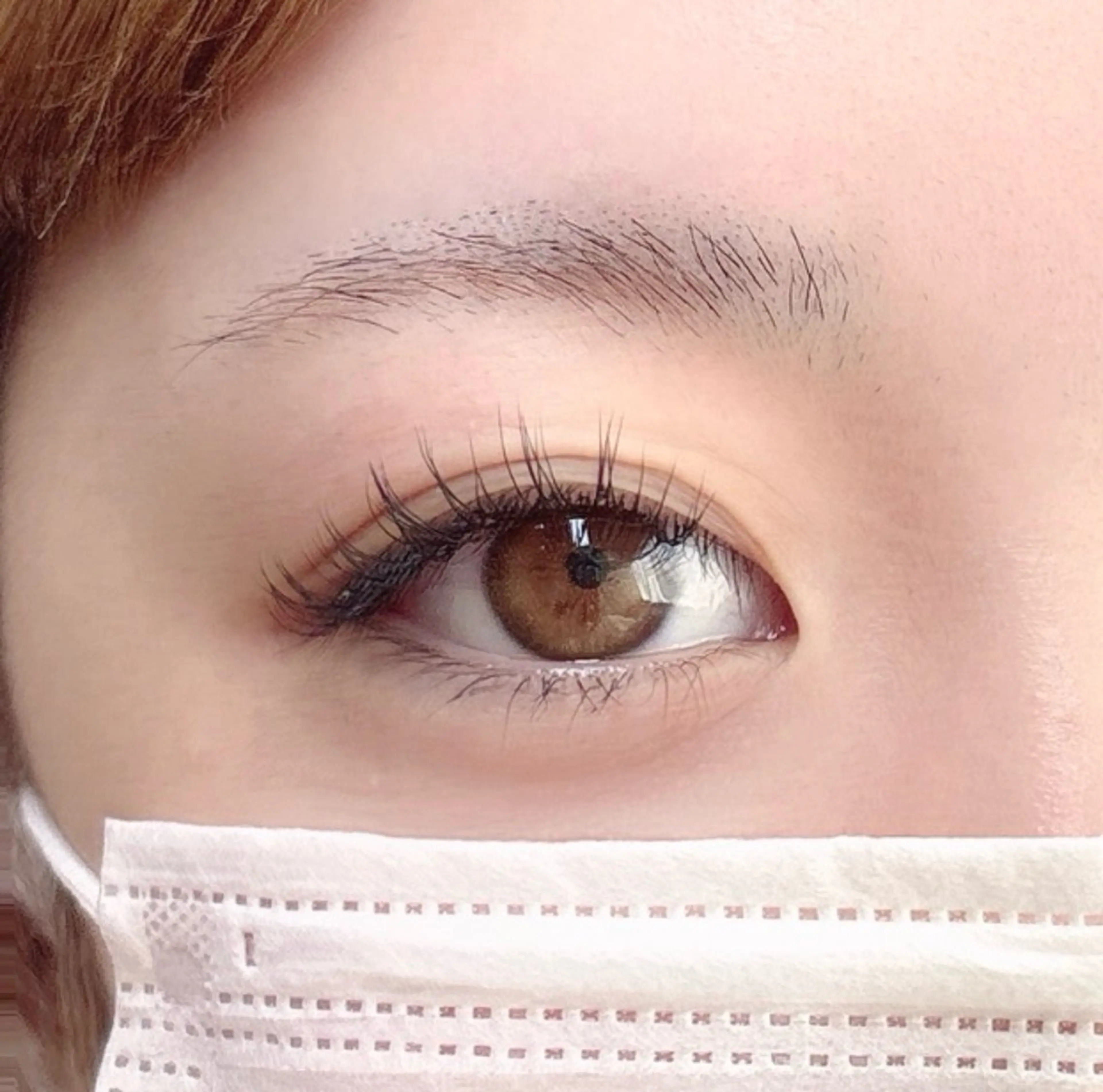 まつ毛エクステ120本までの写真