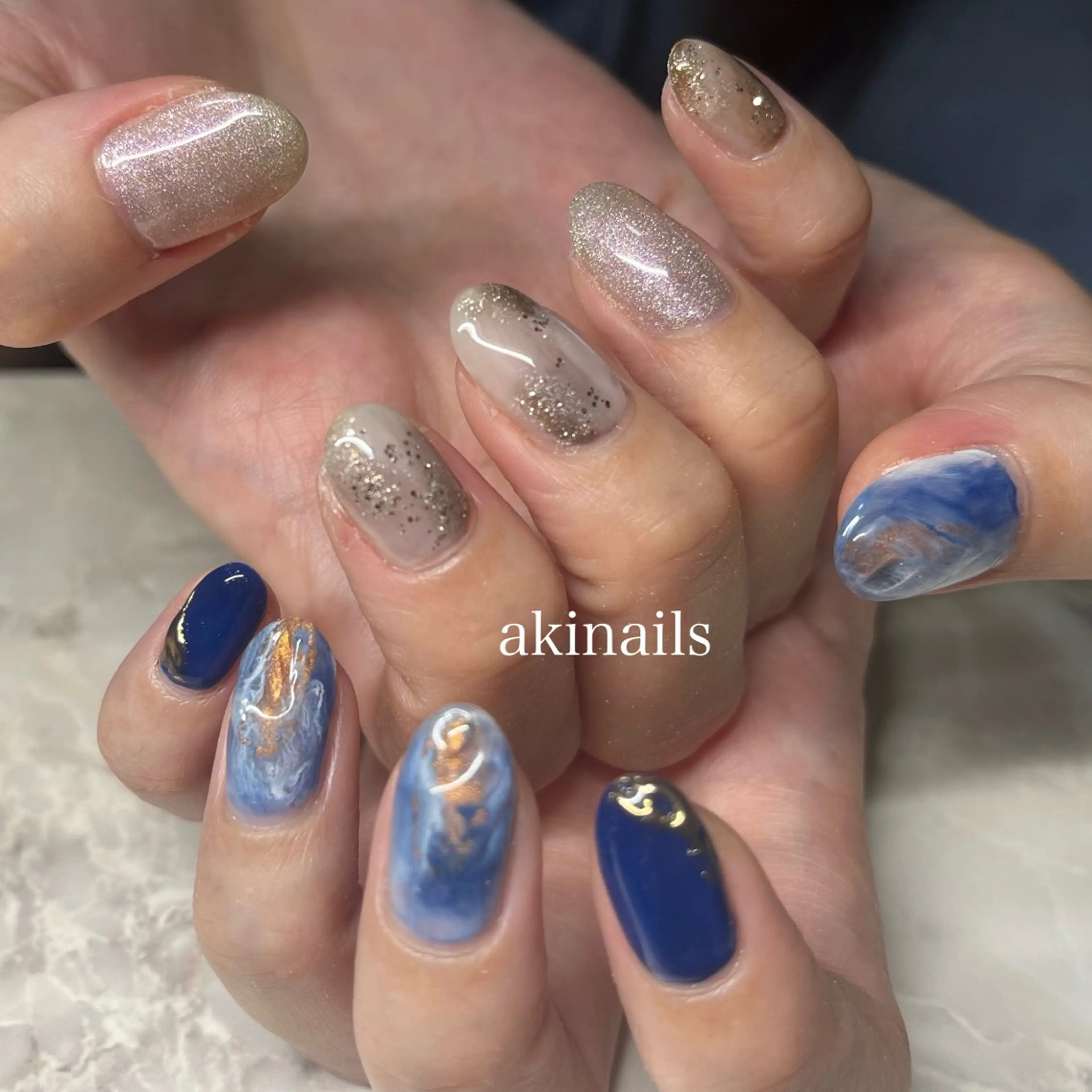 ネイル aki nailsのネイルデザイン