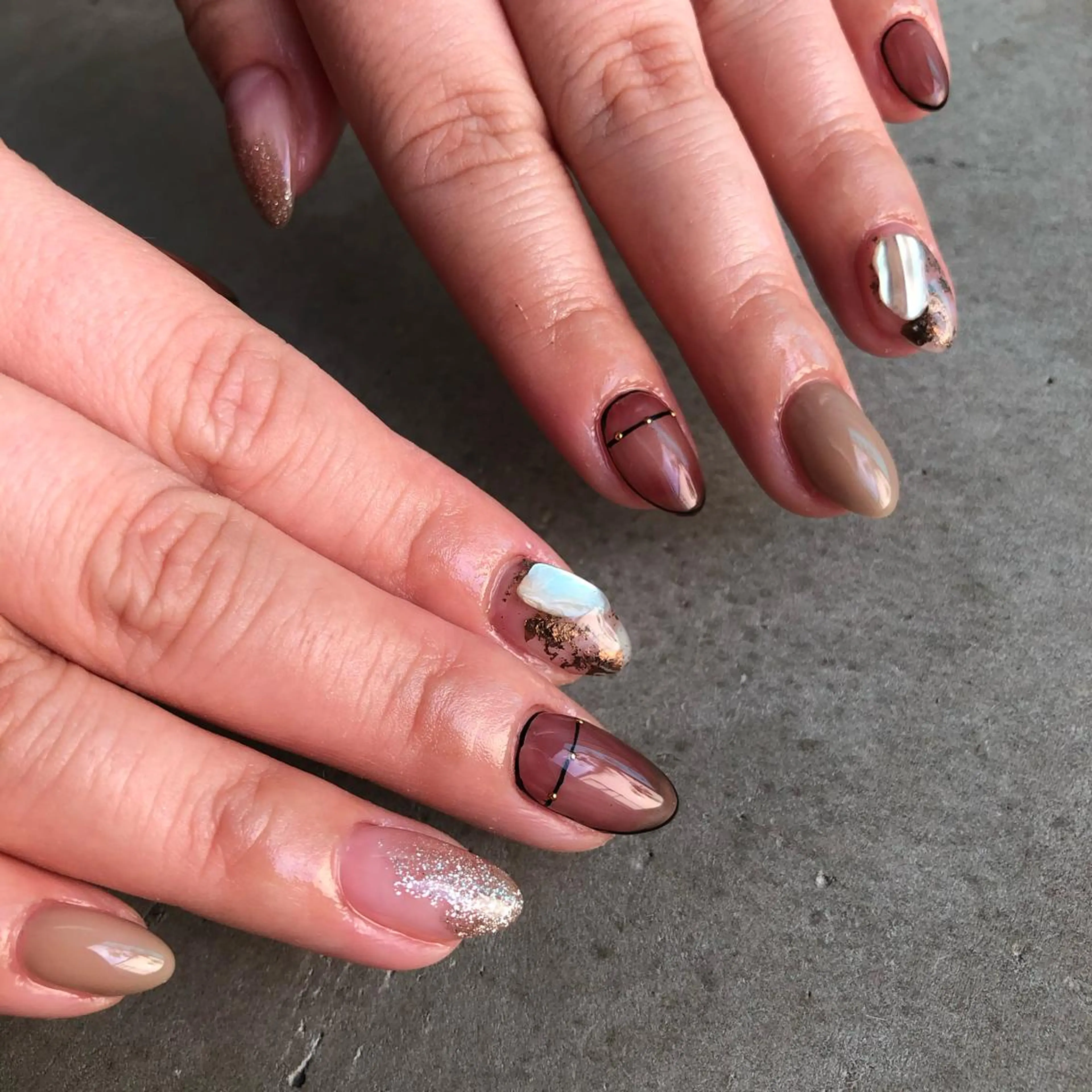 ネイル ハンドネイル hyakutake itsumiのネイルデザイン