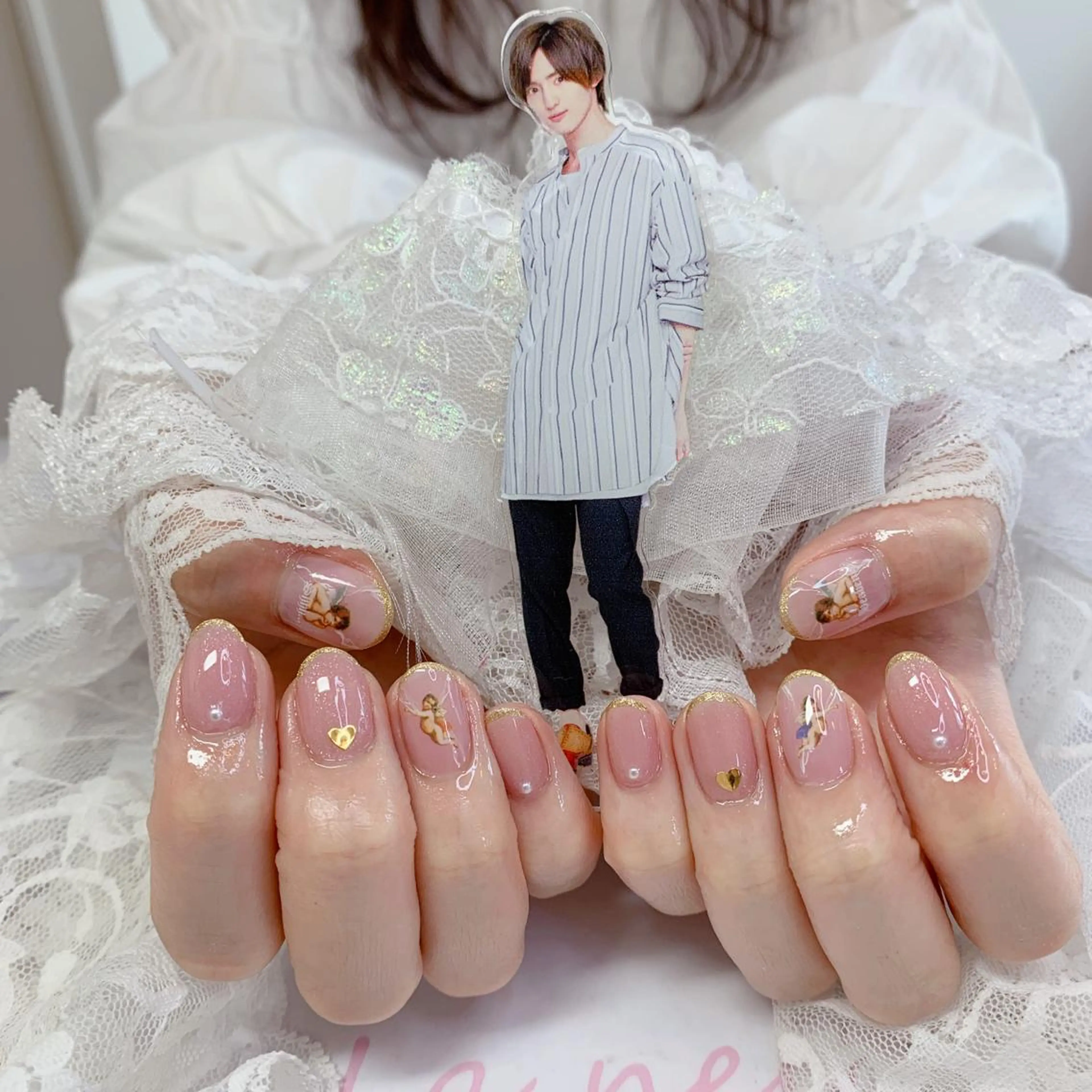 ネイル ハンドネイル La neige* yuki 🥯🍑のネイルデザイン