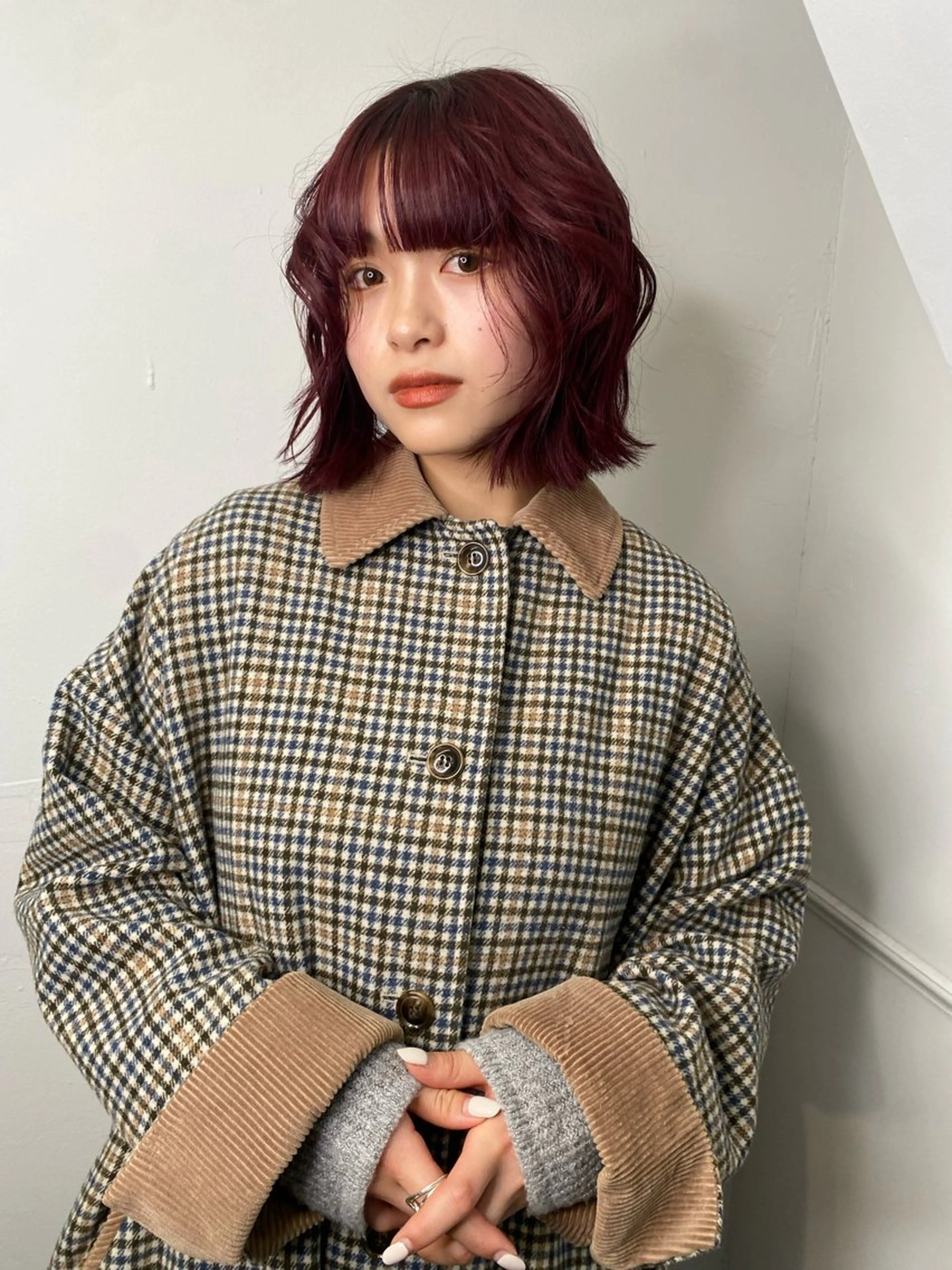 ミディアム カラー land所属・透明感カラー/レイヤ ー🌙Honokaのヘアスタイル