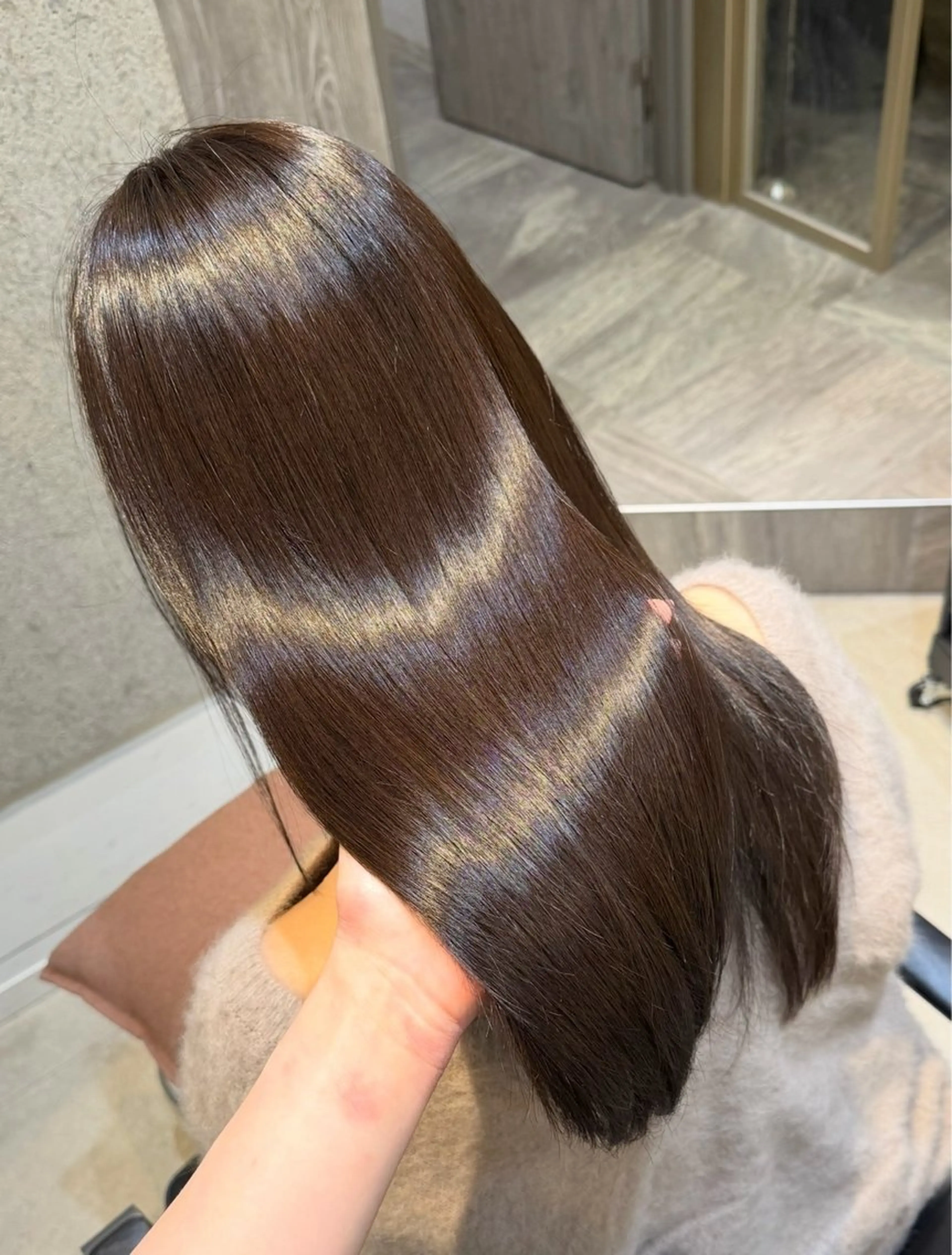 ロング トリートメント ヘアカラー トリートメント Dio&Luce at.所属・🫧艶感モテヘア🫧 Moka/麻布十番のヘアスタイル