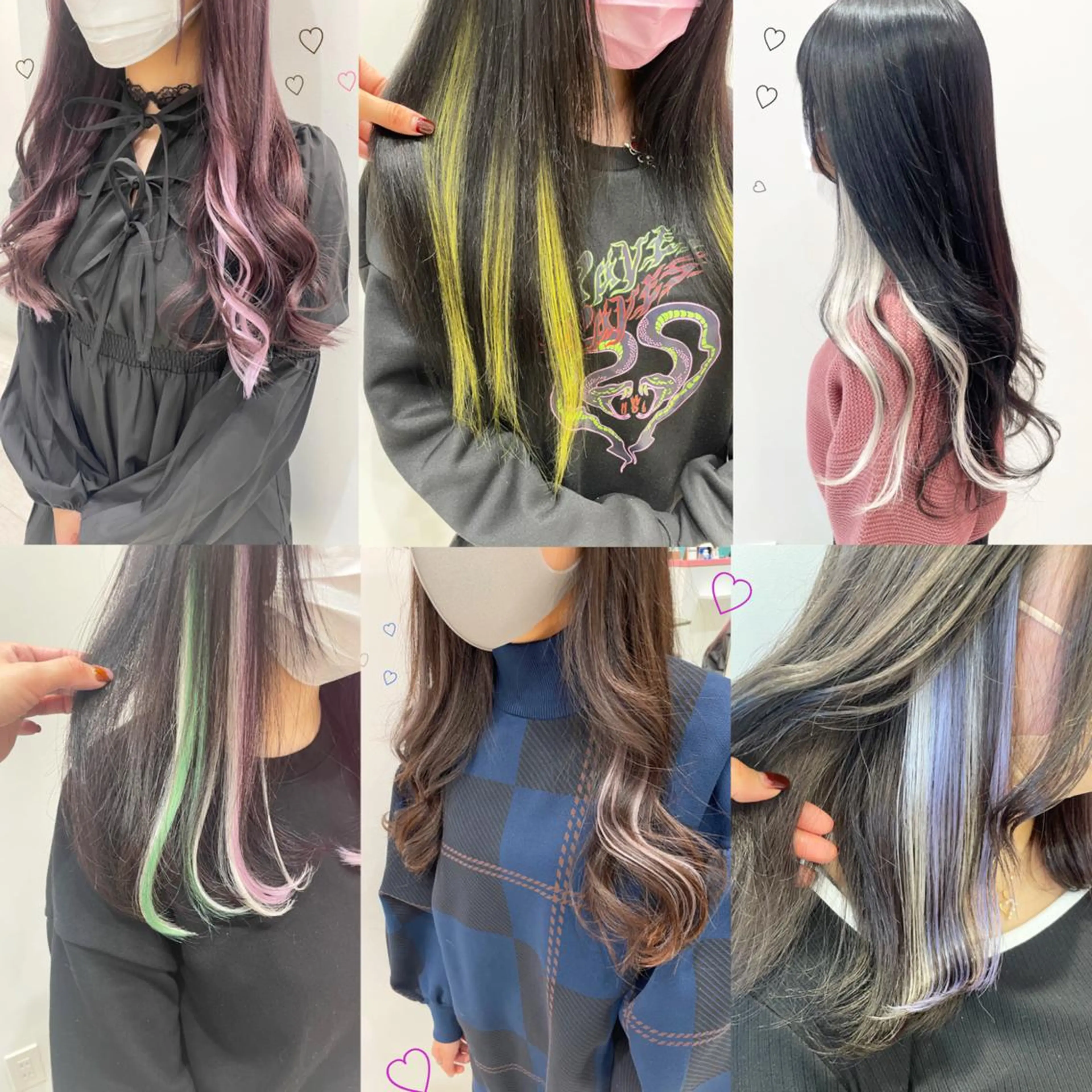 ミディアム カラー シールエクステ エクステ カット エクステ EMANON新宿東口所属・新宿駅近♡個室 ♡関口三都季🌜のヘアスタイル