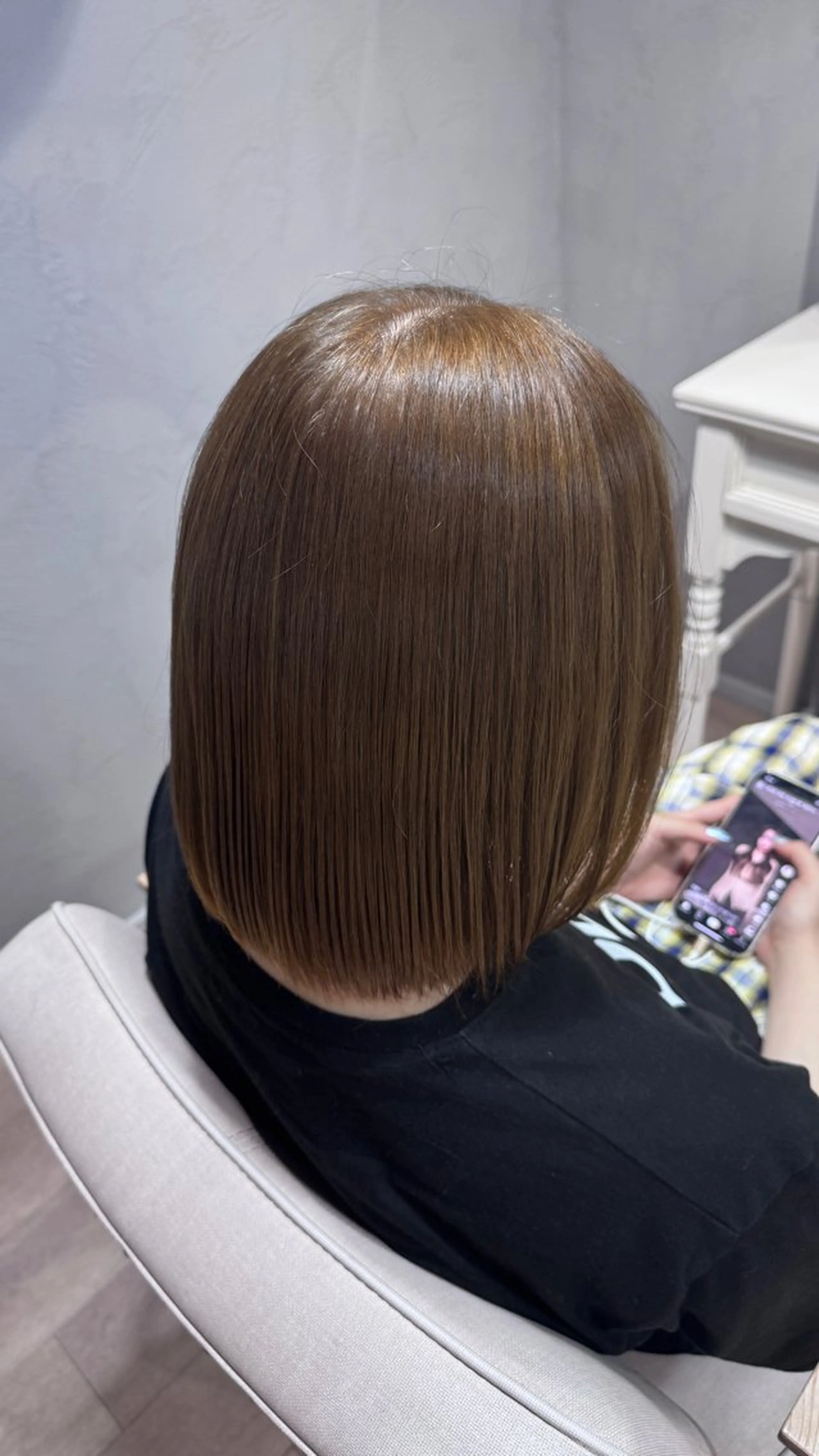 カラー ベージュカラー オリーブベージュ ヘアカラー トリートメント 鈴木 雅捺のヘアスタイル