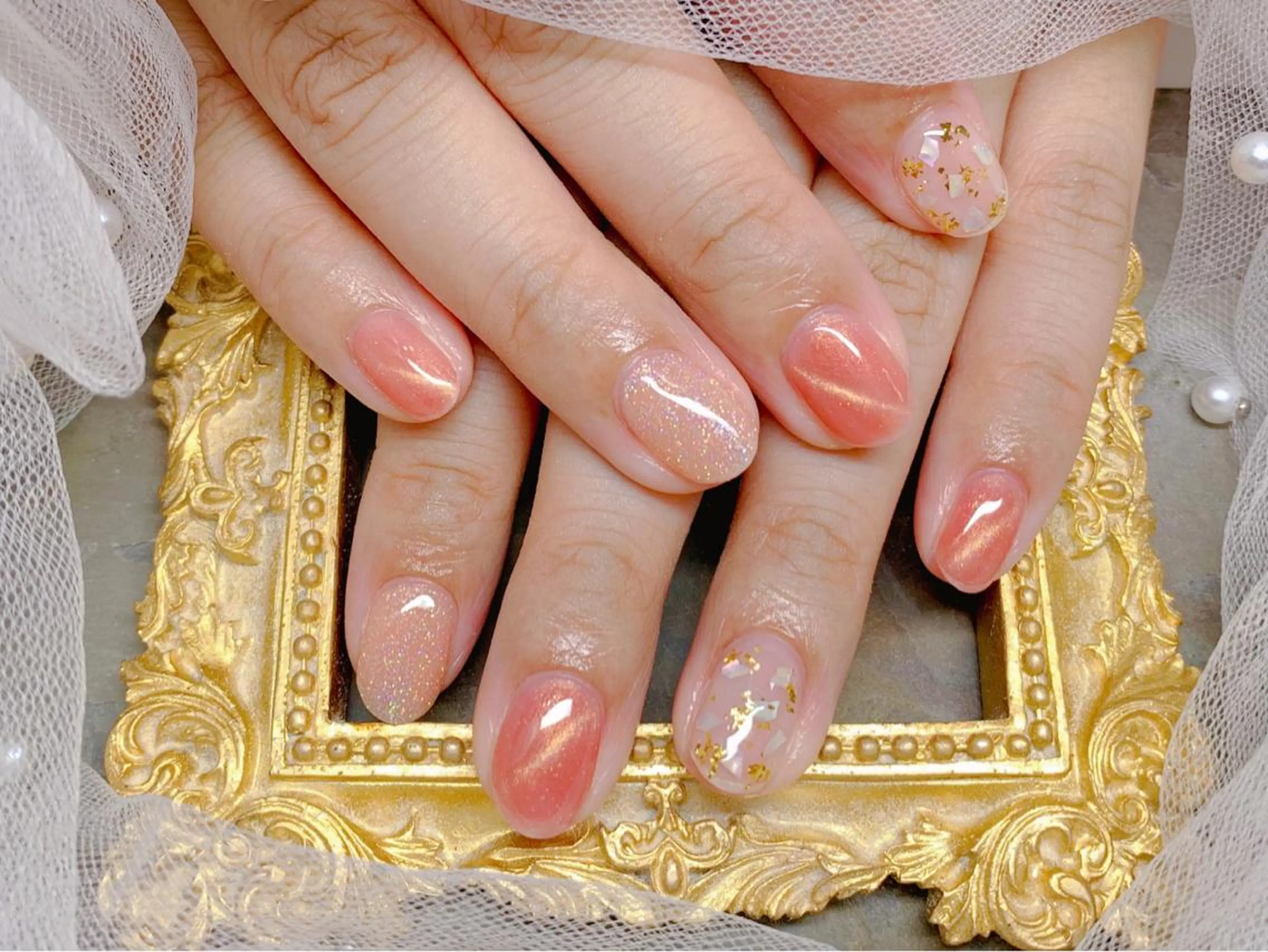 ネイル ハンドネイル マジックミラー所属・マジック ミラーのネイルデザイン