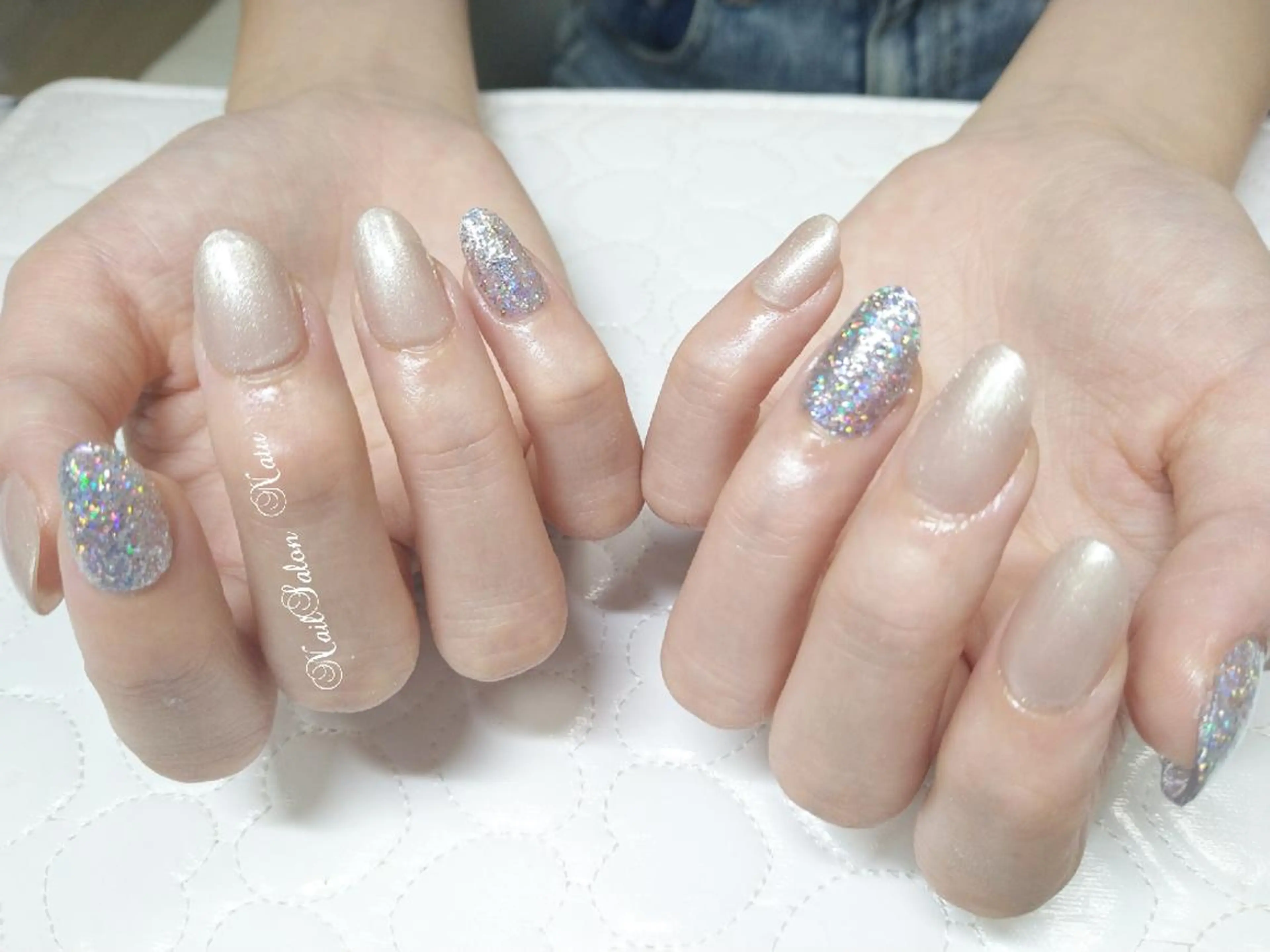ネイル 長さ出し ワンカラーネイル nailsalon　 Natuのネイルデザイン