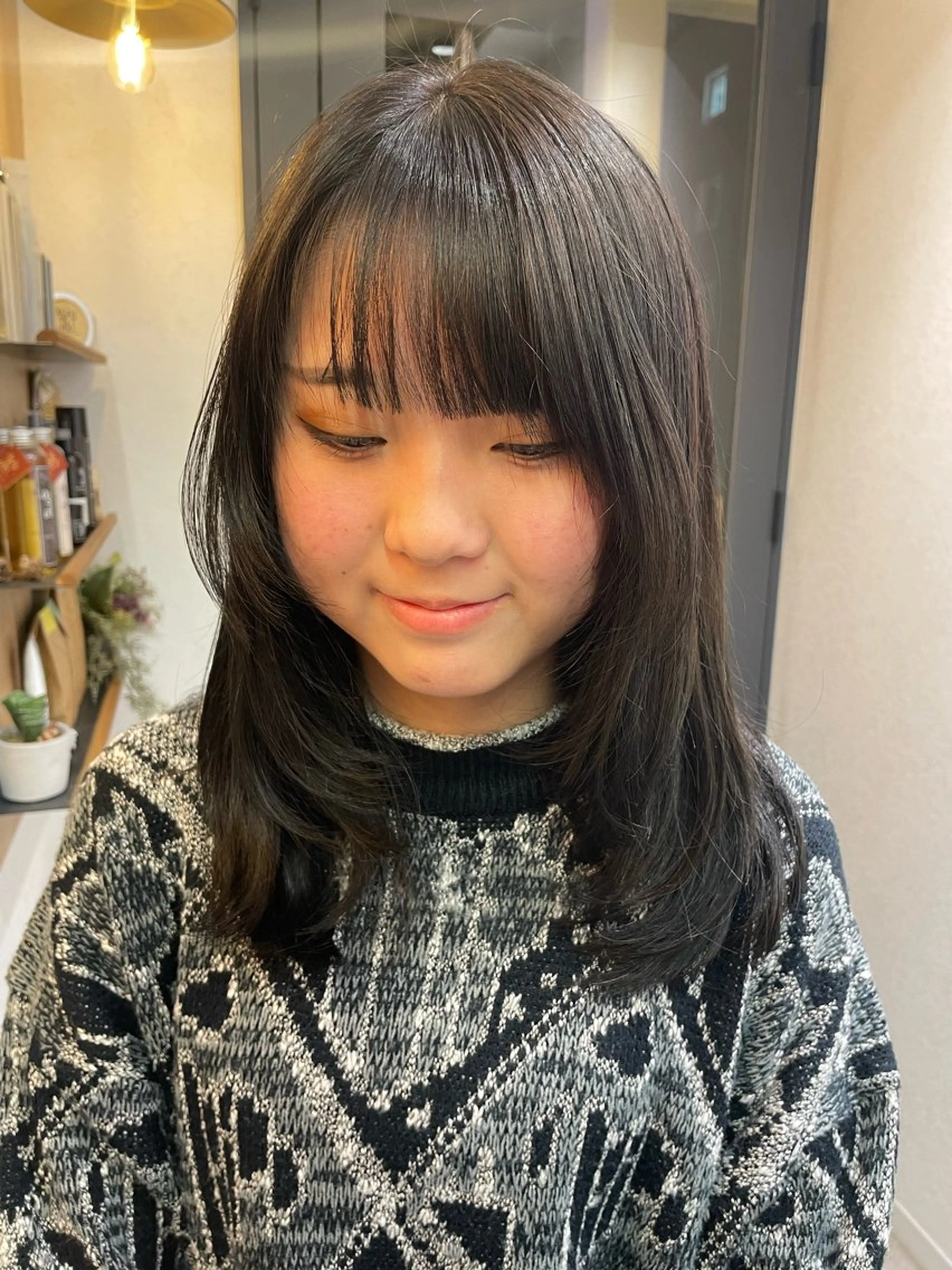 ミディアム カット Toiro 横浜所属・🎀レイヤー/パーマ カラー/ai🎀のヘアスタイル