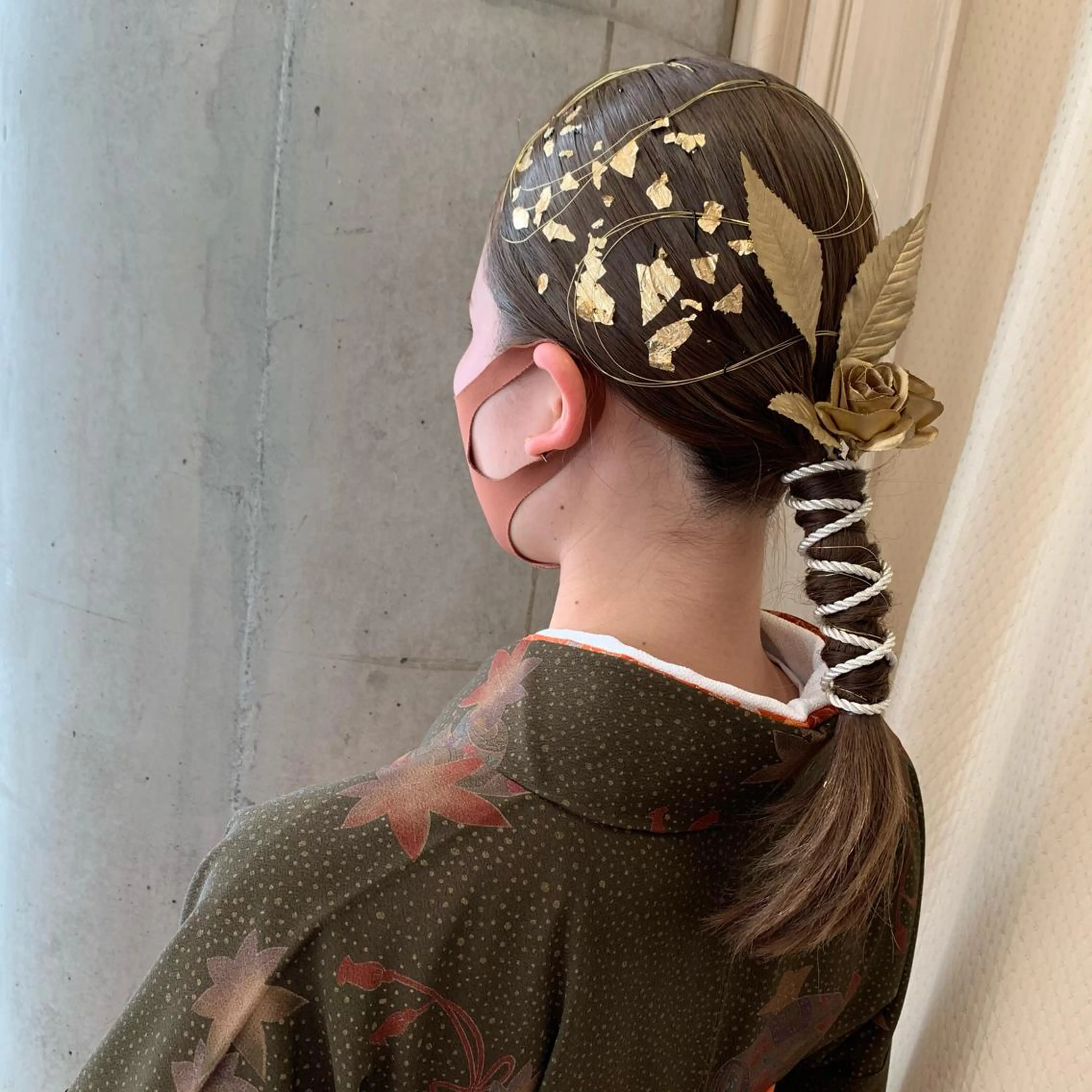 着付け サソウ ユリエ🥥のヘアスタイル