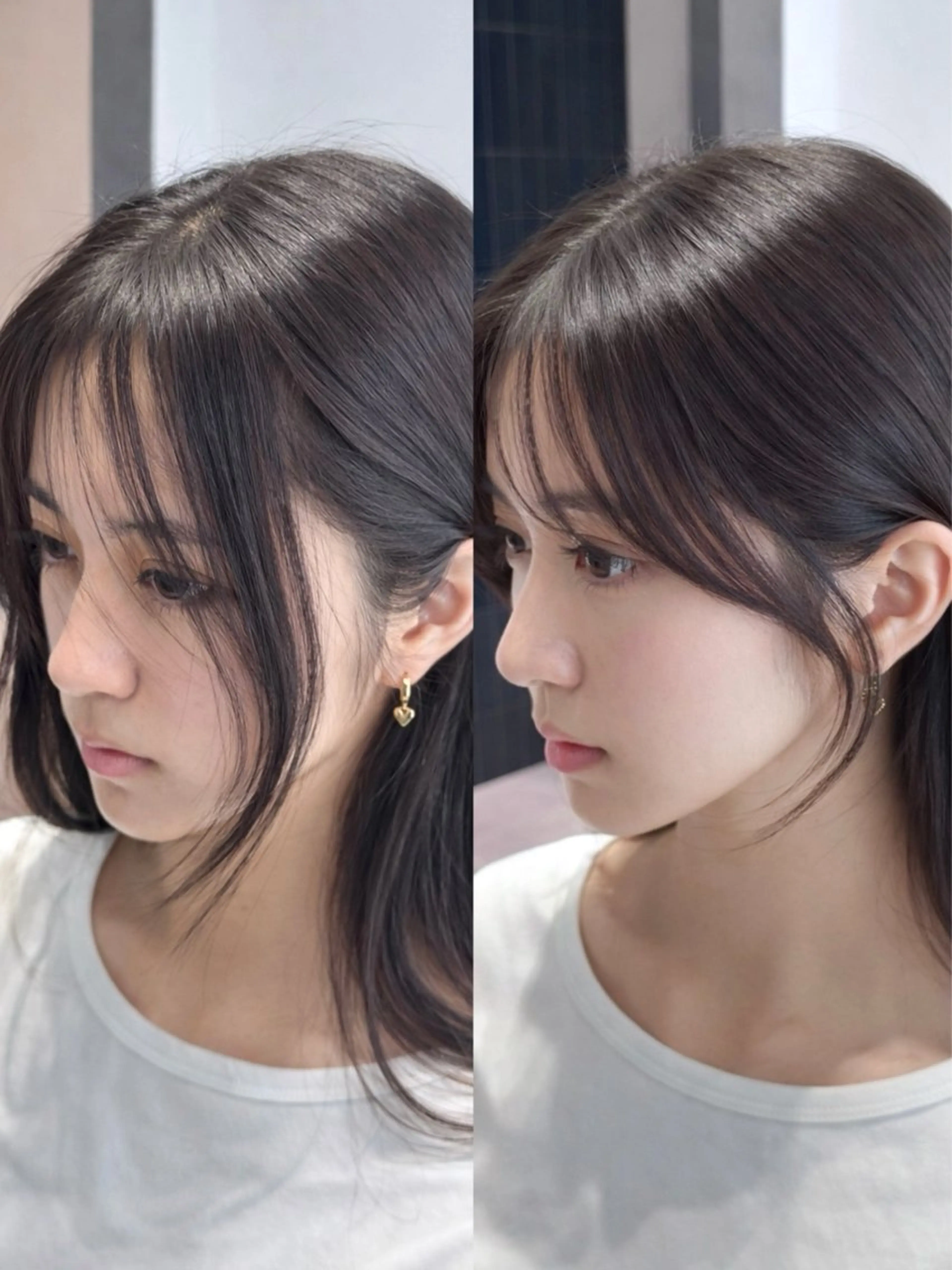 セミロング 映える顔まわり/前髪 特化 💗 ユキマのヘアスタイル