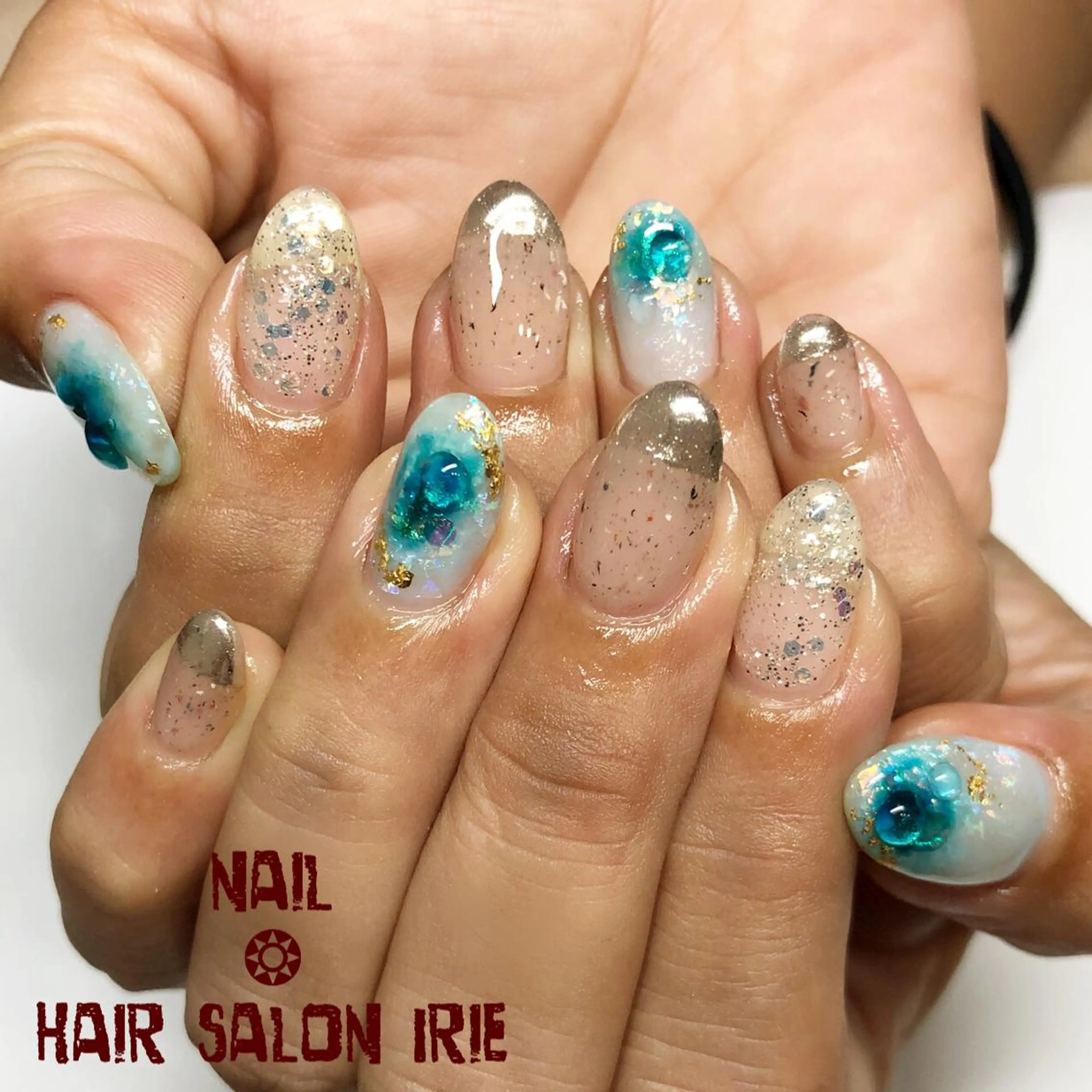 ネイル Hair salon Irie所属・與儀 知佳のネイルデザイン
