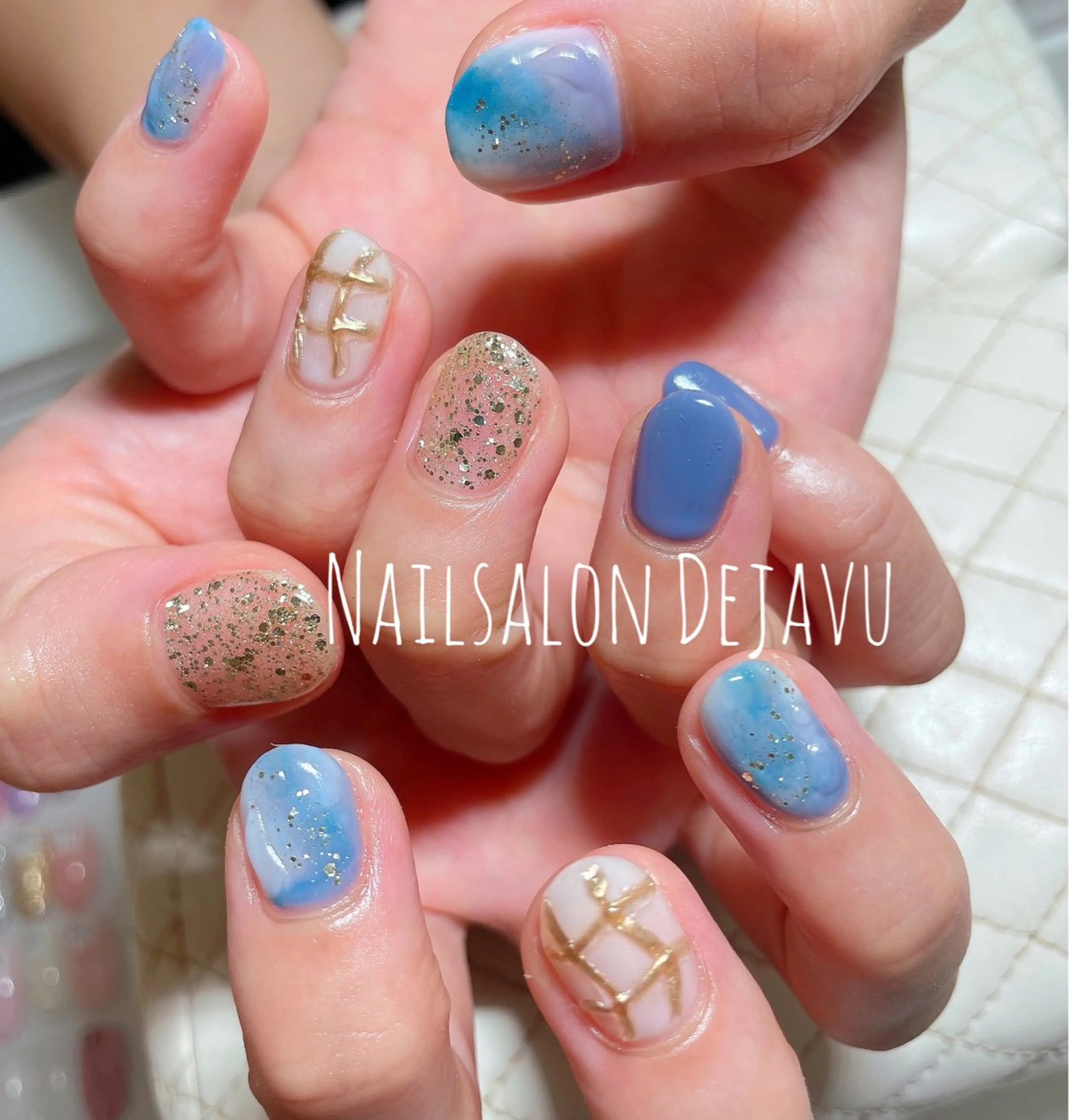 ネイル アートネイル 持ち込み ニュアンスネイル シンプルネイル 夏ネイル Dejavu所属・Nail salon Dejavu 🌿のネイルデザイン
